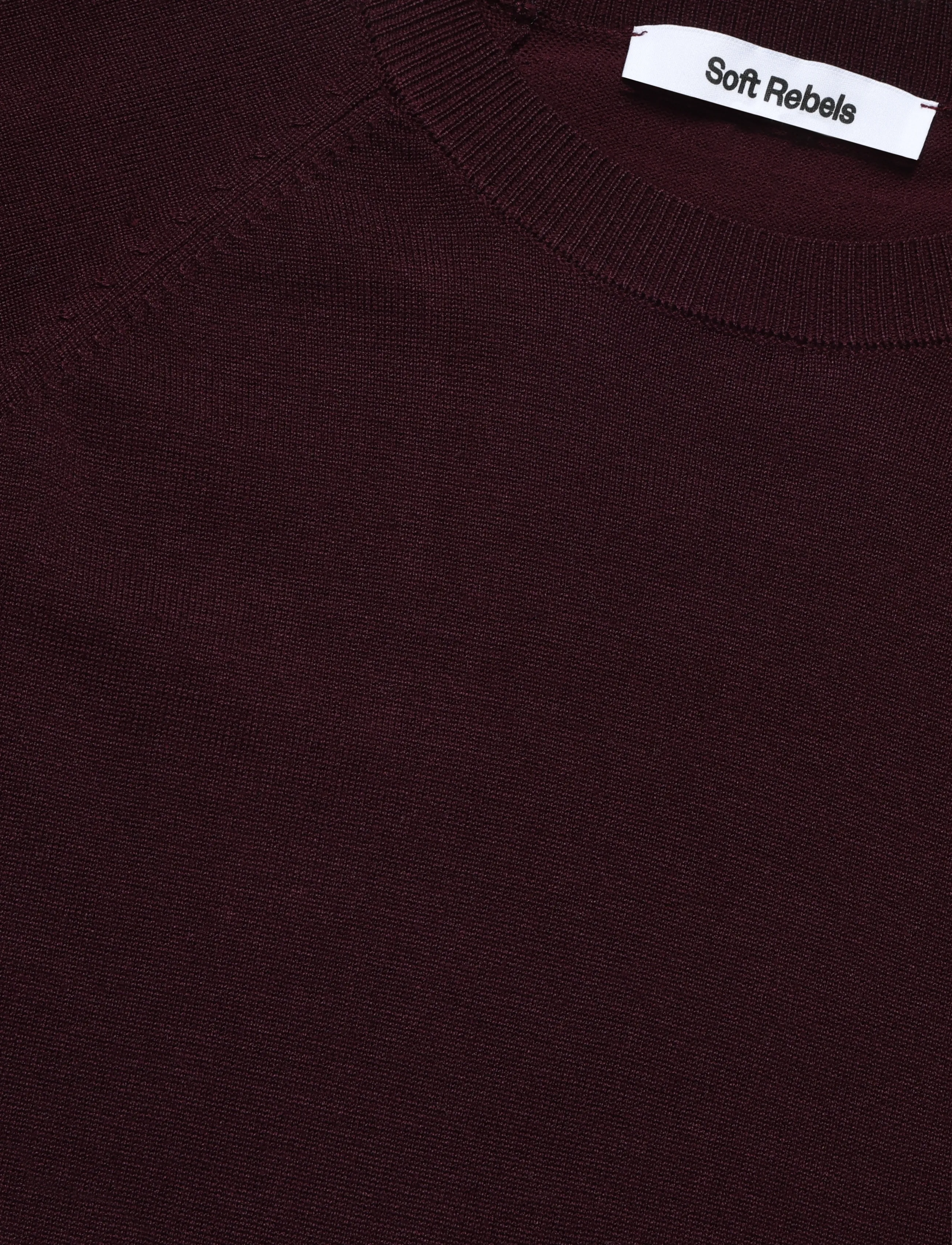 Soft Rebels - SRMarla SS O-neck - jumpers - 365 vinyard wine - 2