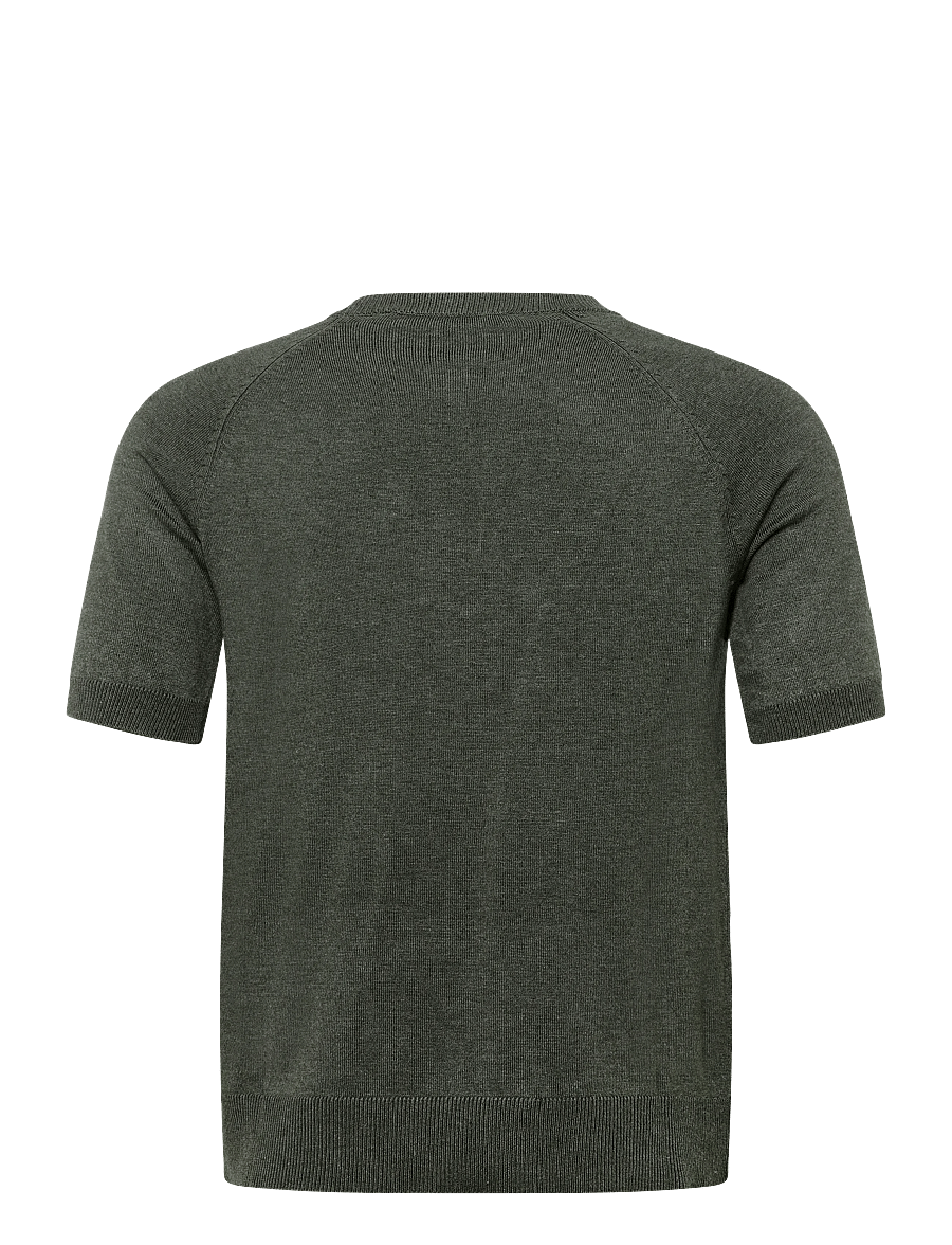 Soft Rebels - SRMarla ss O-neck knit - kampsunid - 368 canteen melange - 2