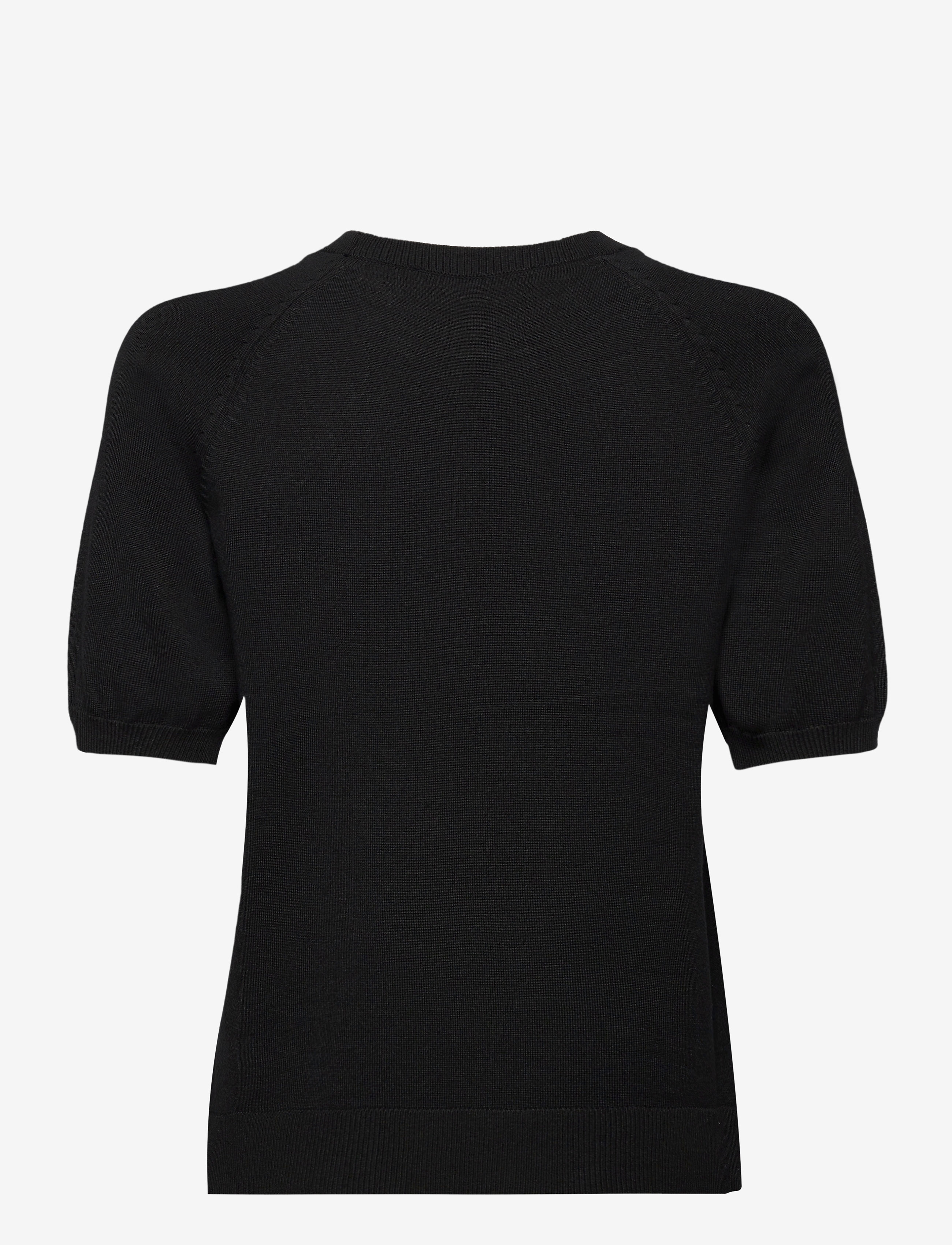 Soft Rebels - SRMarla ss O-neck knit - pullover - black - 2