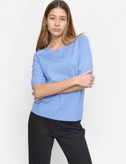 Soft Rebels - SRMarla SS O-neck Knit - lowest prices - hydrangea - 2