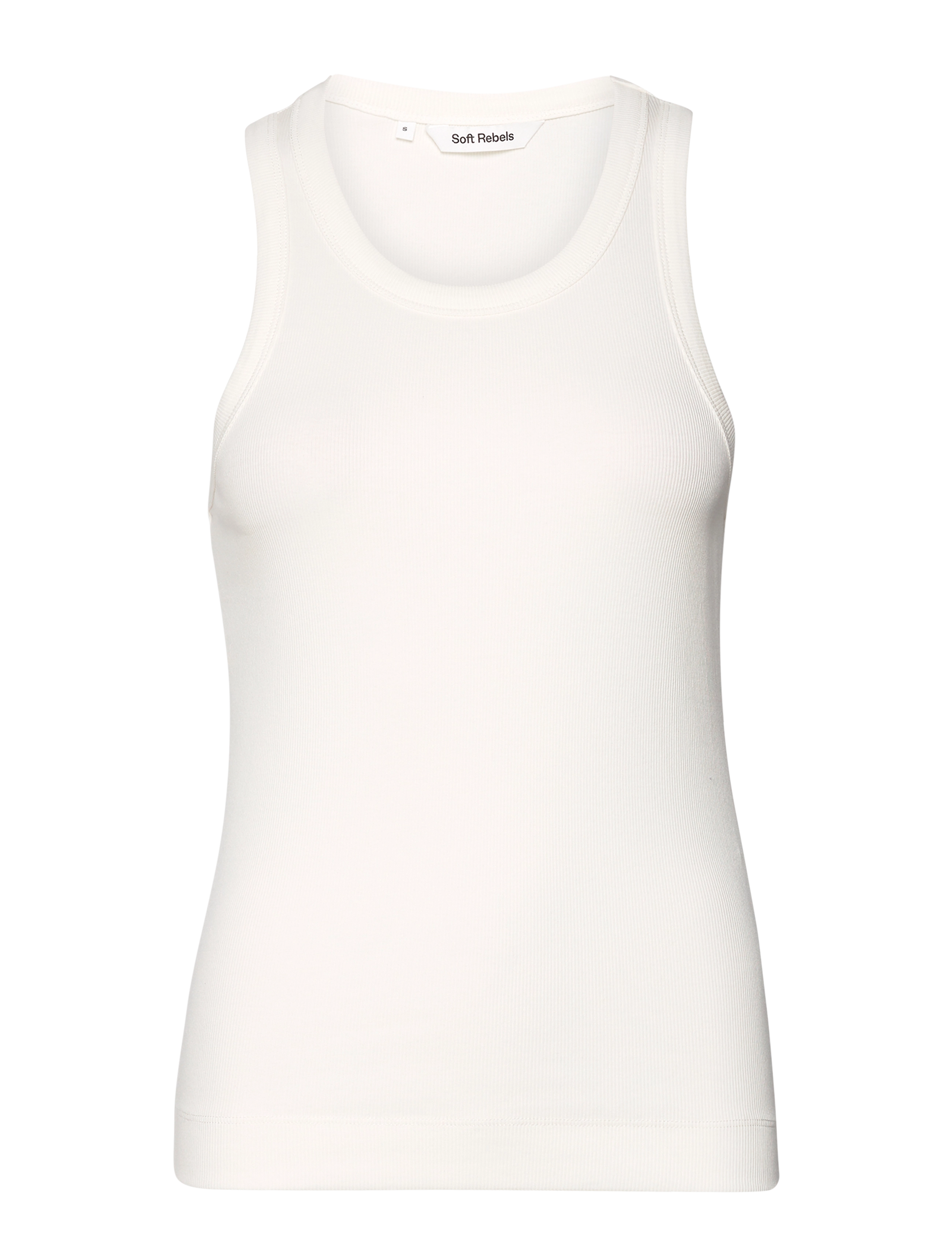 SOFT REBELS Sradelynn Tank Oberteil Gots Weiß - XS - Damen