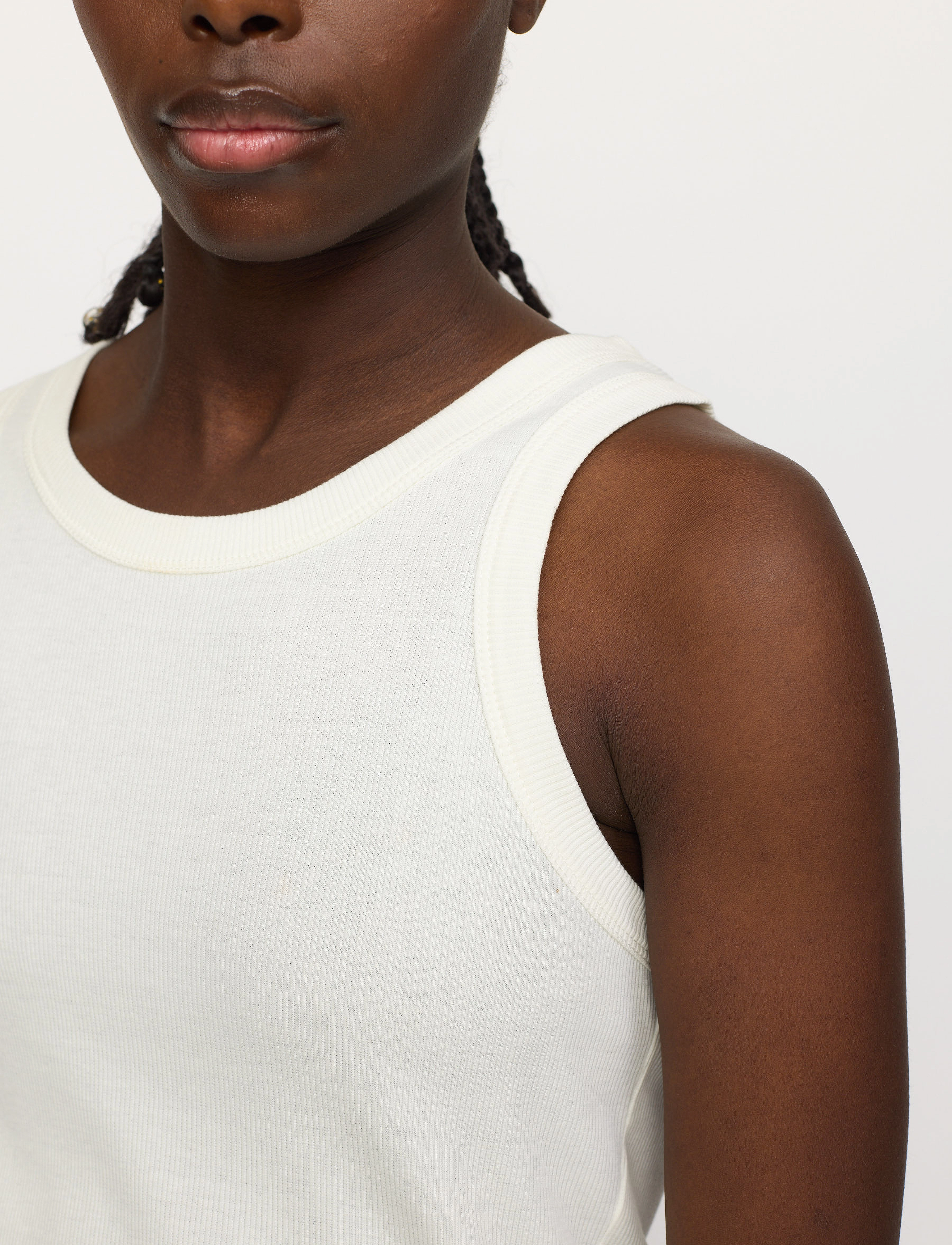 Soft Rebels - SRAdelynn Tank Top GOTS - Ärmellose tops - snow white - 3