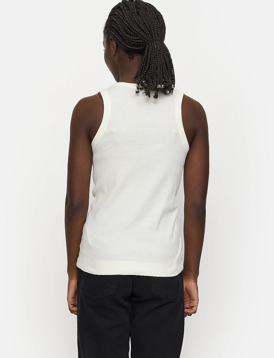 Soft Rebels - SRAdelynn Tank Top GOTS - Ärmellose tops - snow white - 4