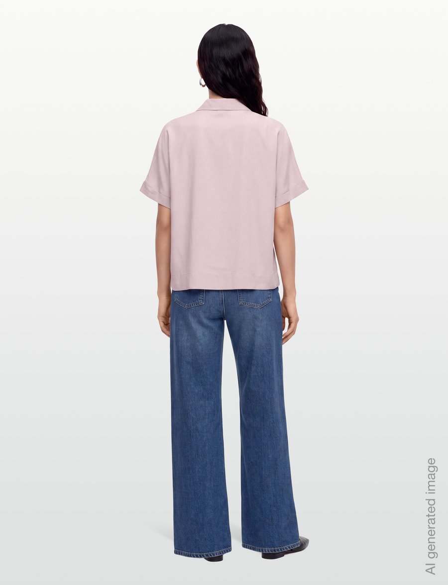 Soft Rebels - SRFreedom SS Shirt - short-sleeved shirts - 367 burnished lilac - 4
