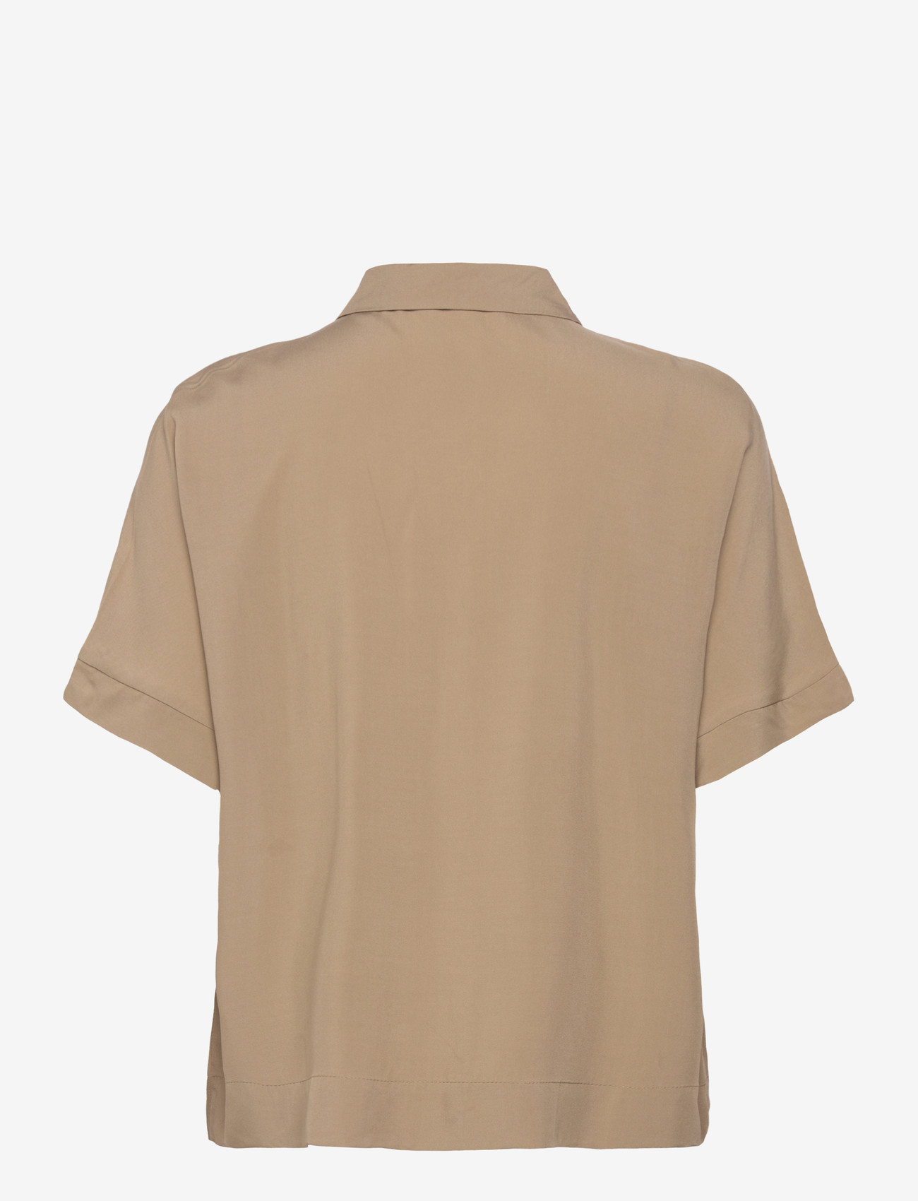 Soft Rebels - SRFreedom SS Shirt - kortärmade skjortor - greige - 2