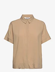 Soft Rebels - SRFreedom SS Shirt - overhemden met korte mouwen - safari - 0