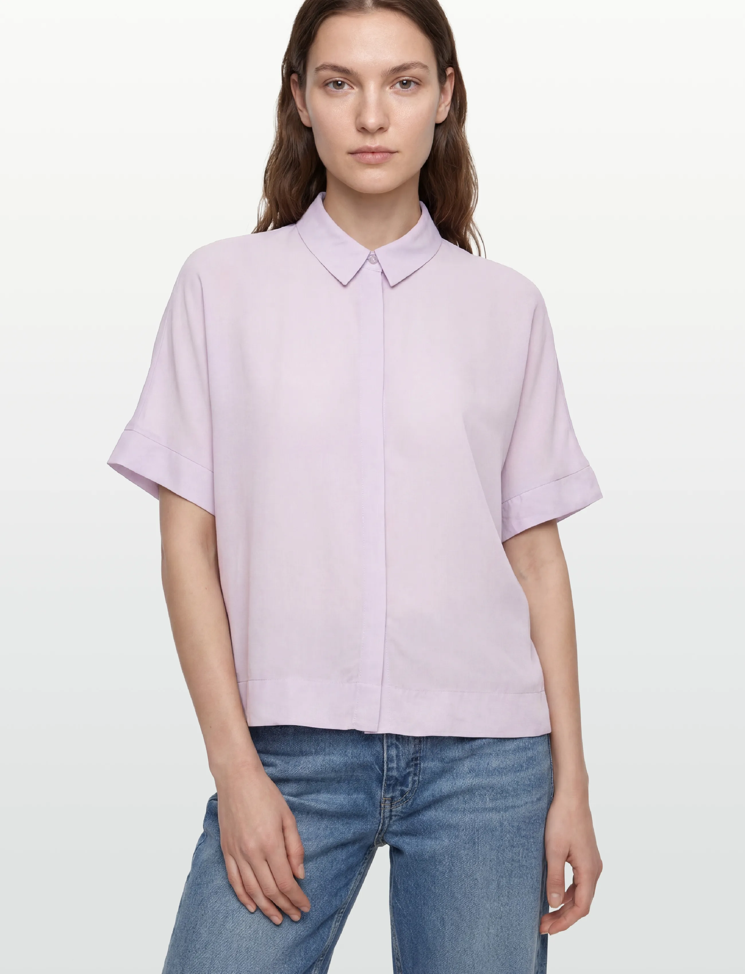 Soft Rebels - SRFreedom SS Shirt - kortärmade skjortor - thistle - 3