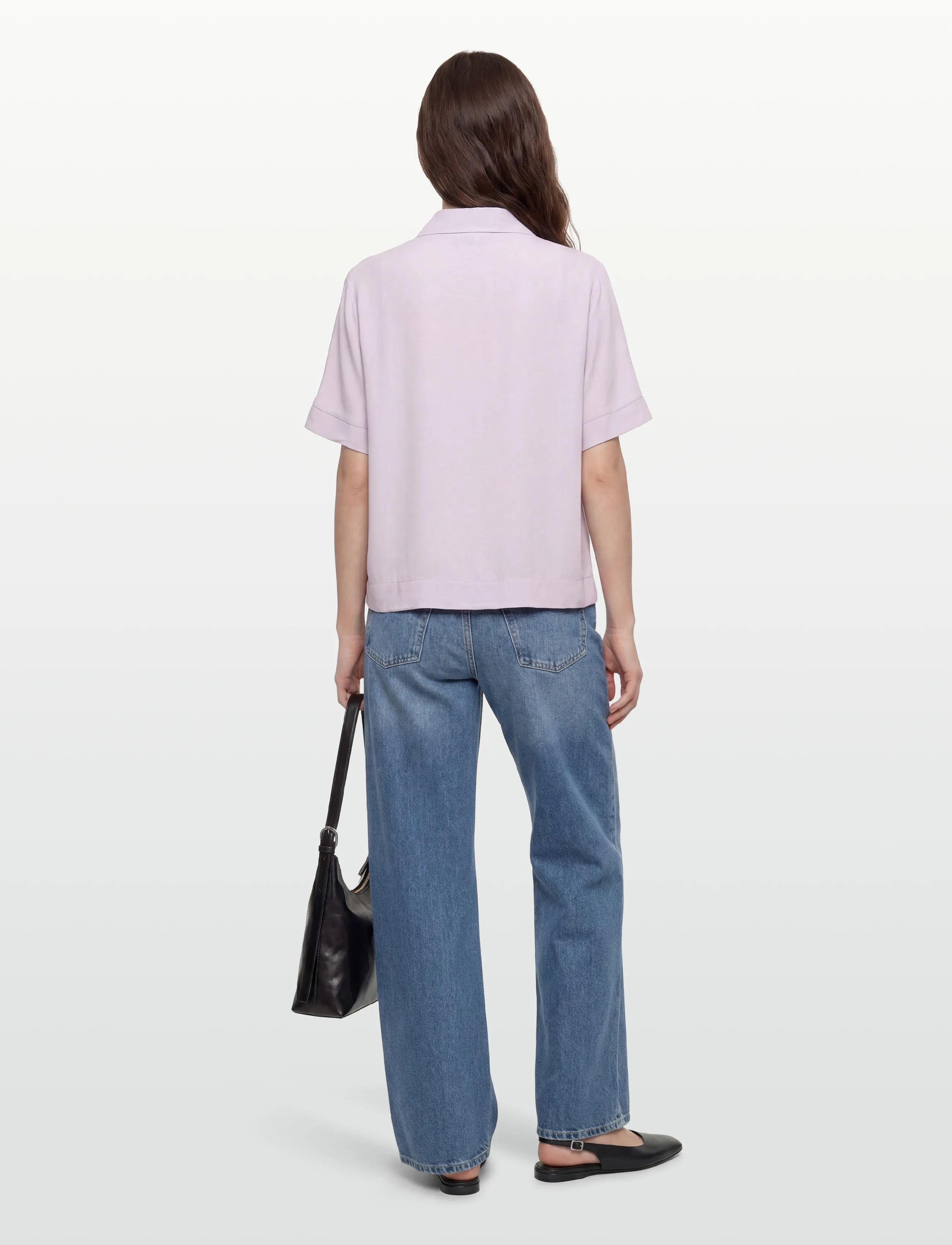 Soft Rebels - SRFreedom SS Shirt - kortärmade skjortor - thistle - 4
