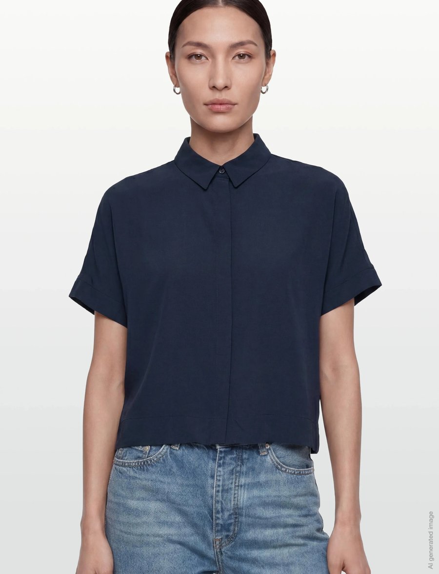 Soft Rebels - SRFreedom SS Shirt - kurzärmlige hemden - total eclipse - 3