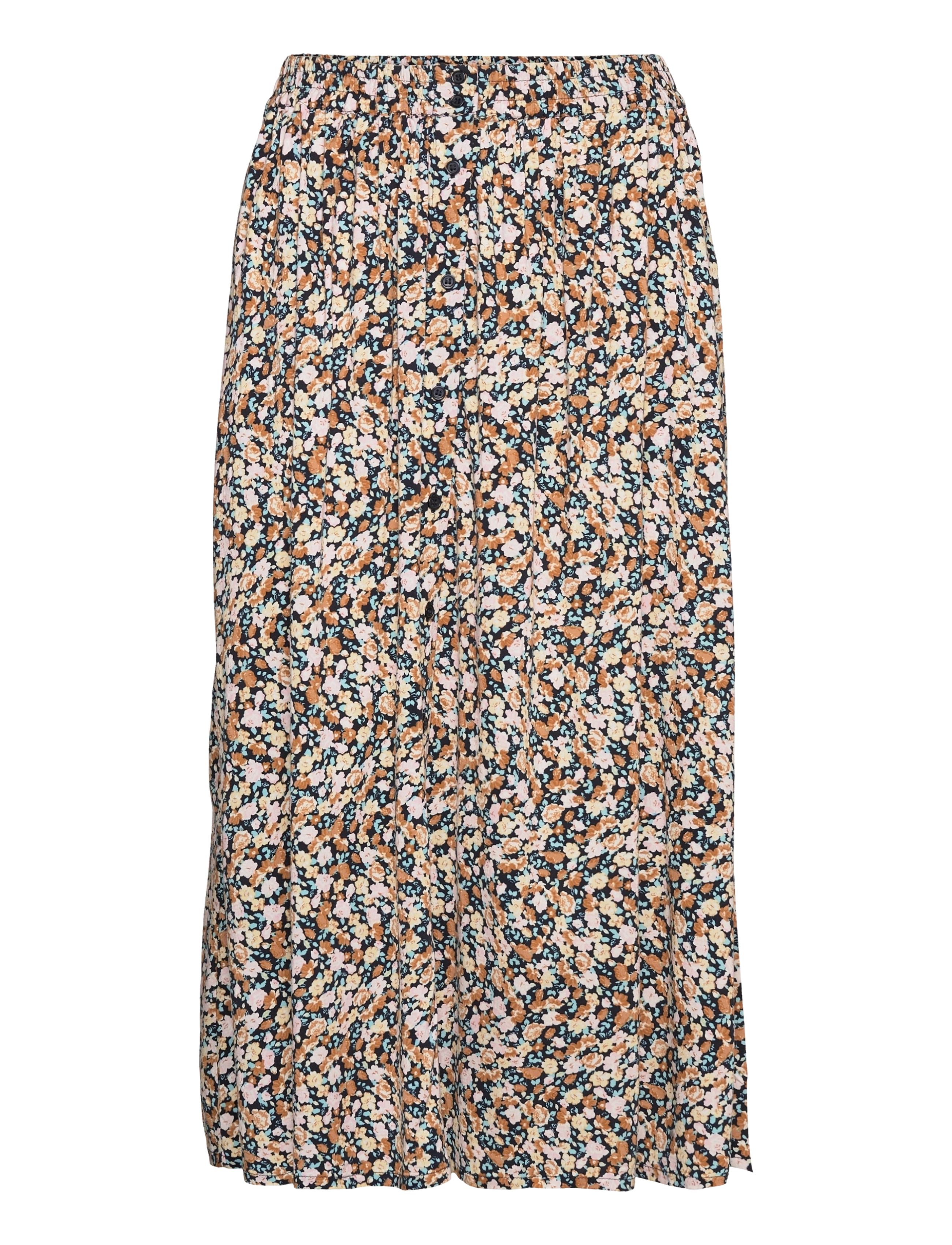 SRJanni Midi Skirt - FLOWER TAWNY