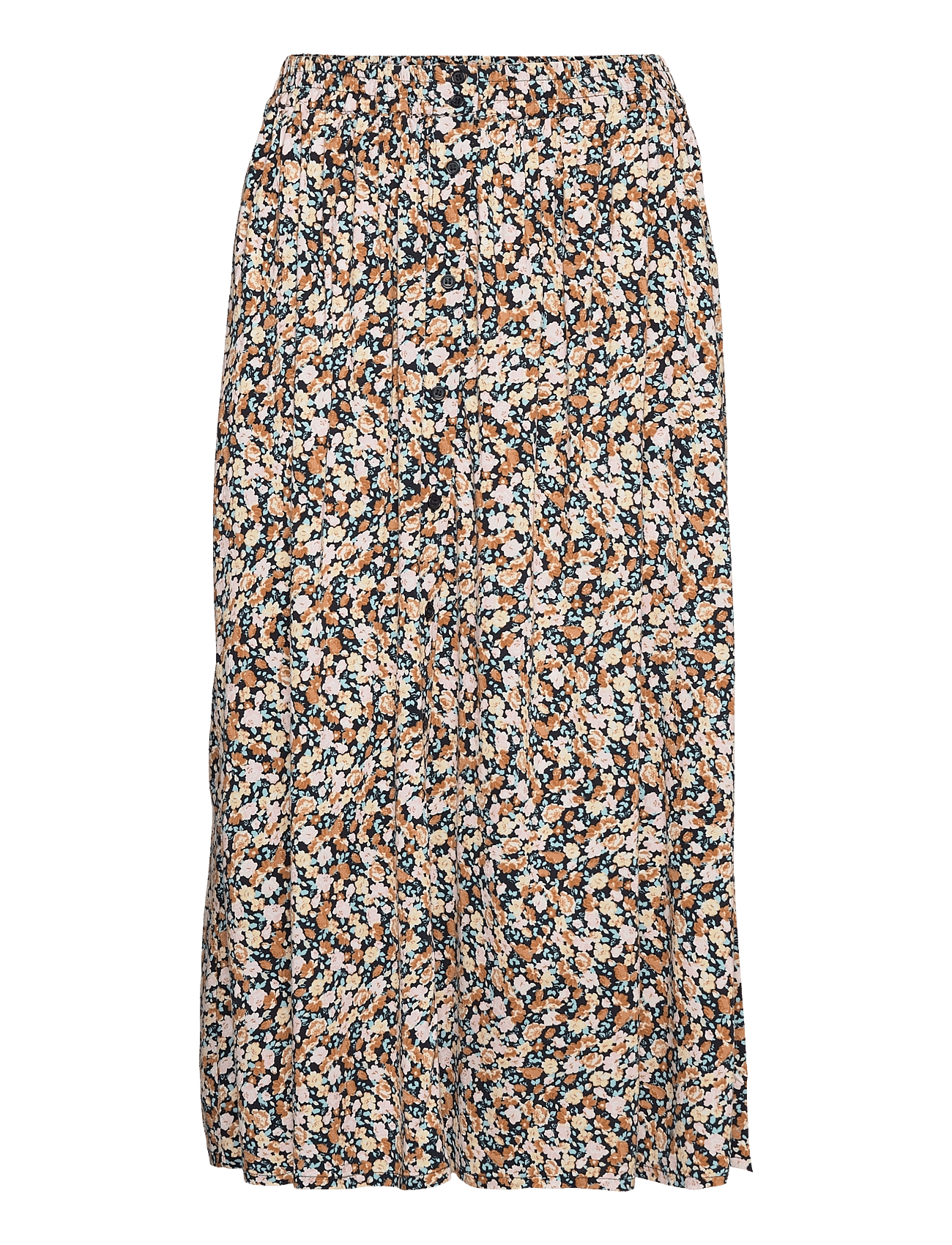 SRJanni Midi Skirt - FLOWER TAWNY