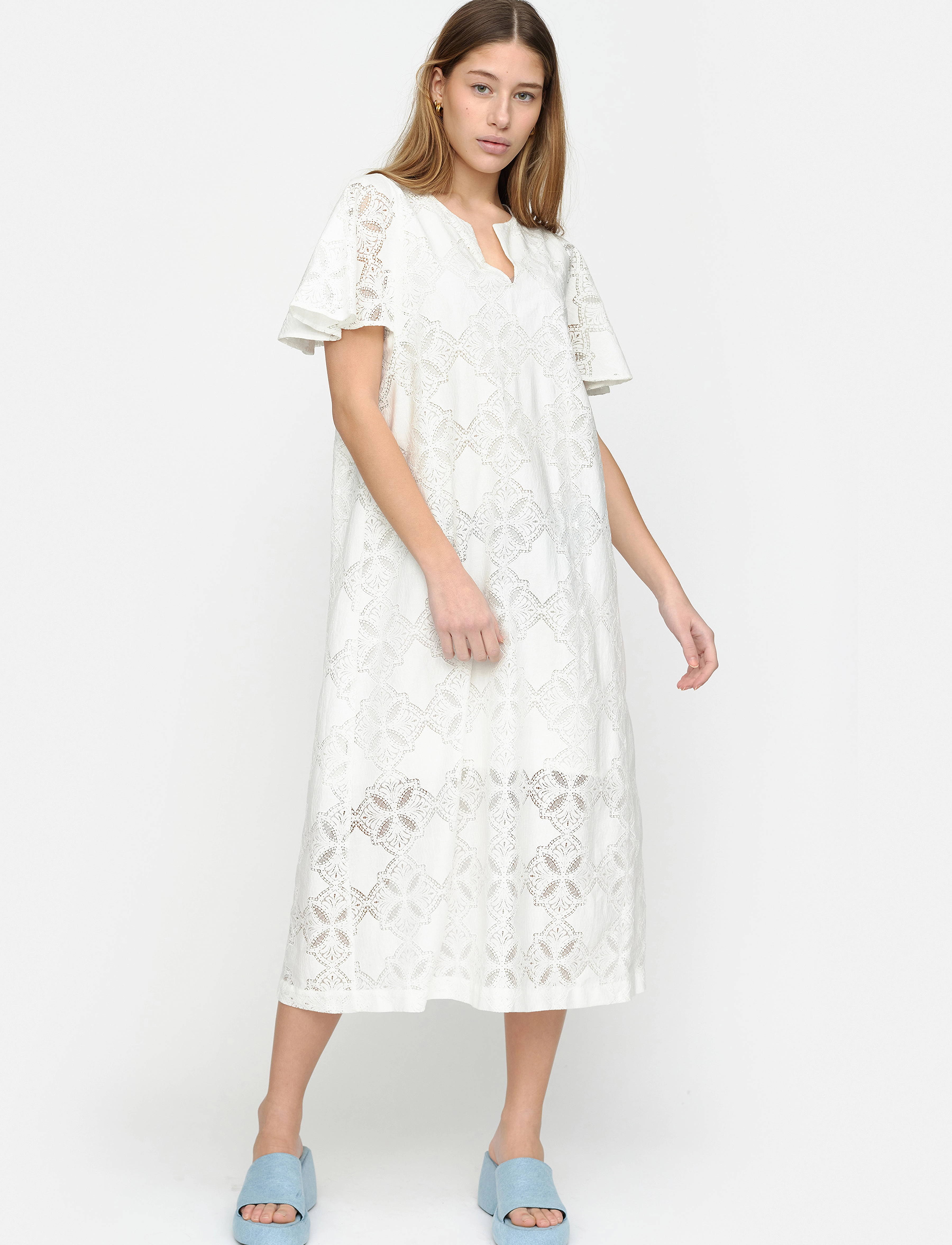 SRClio Midi Dress - SNOW