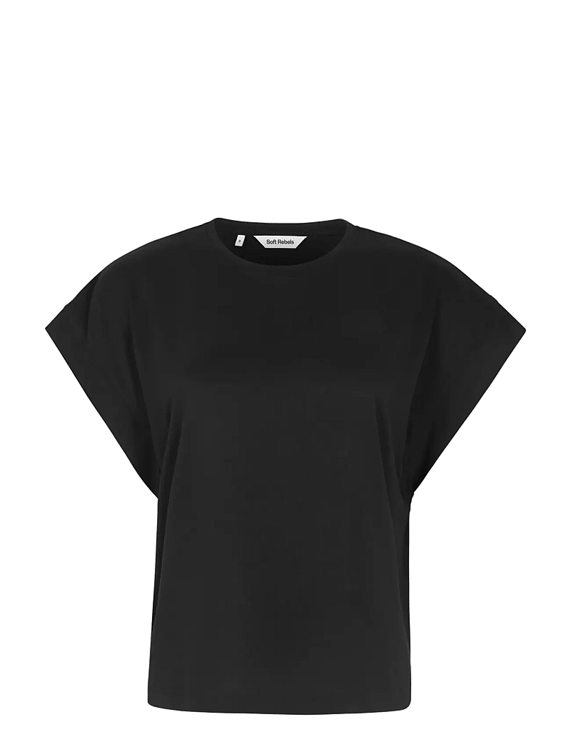 Soft Rebels - SRElla Boxy T-Shirt - t-shirts - black - 1