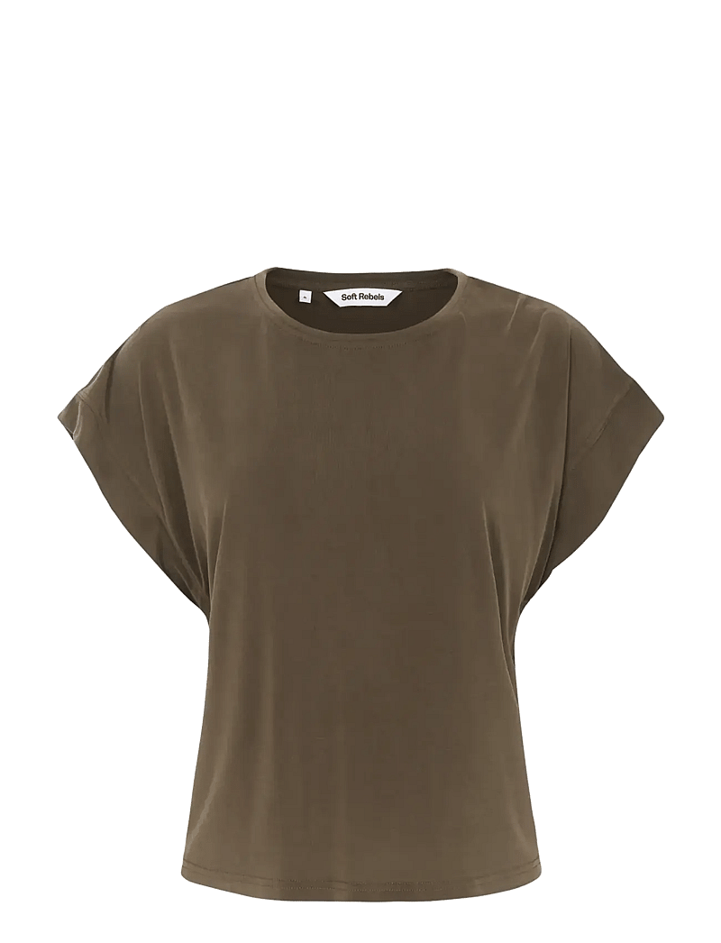 Soft Rebels - SRElla Boxy T-Shirt - t-shirts - slate - 1