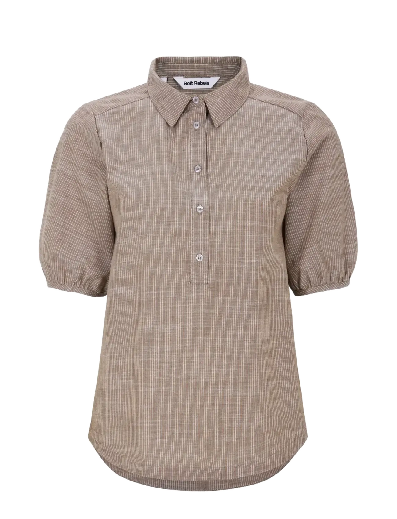 SOFT REBELS Srebbi Bluse Braun - XXL - Damen