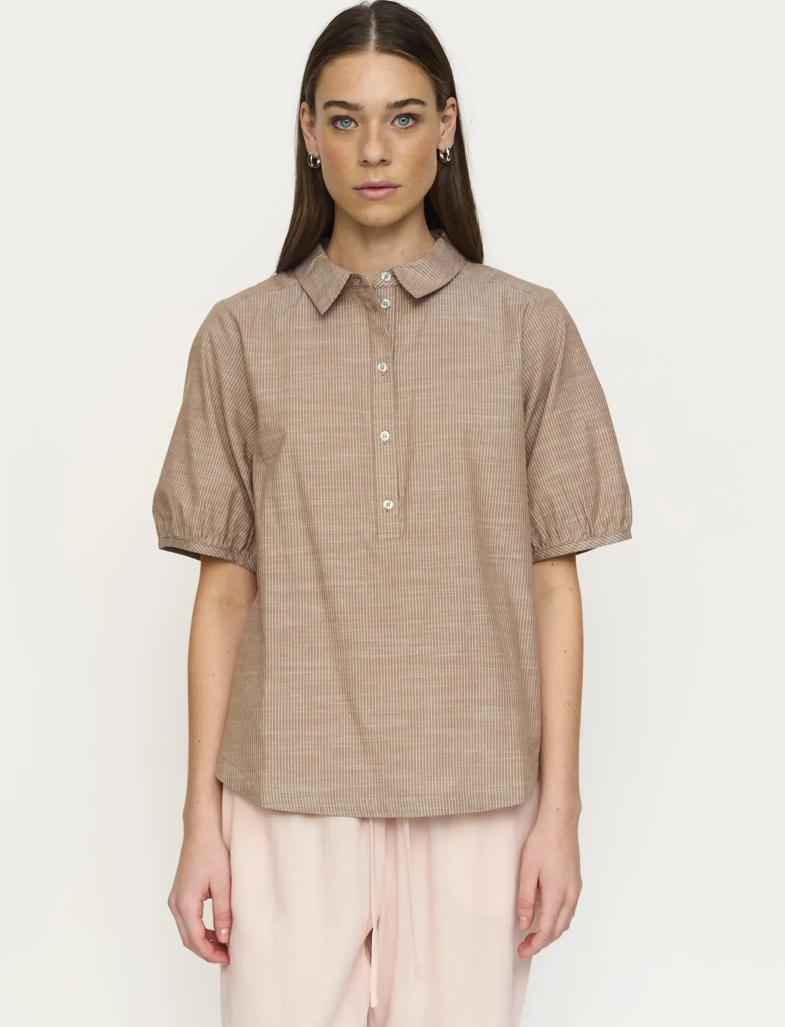 Soft Rebels SREbbi Blouse - Soft Rebels - BISON / brown