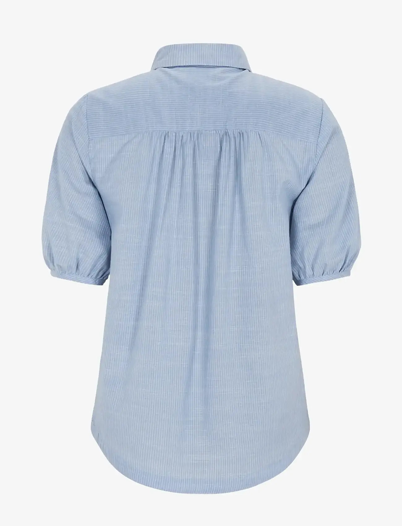 Soft Rebels - SREbbi Blouse - kurzämlige blusen - forever blue - 1