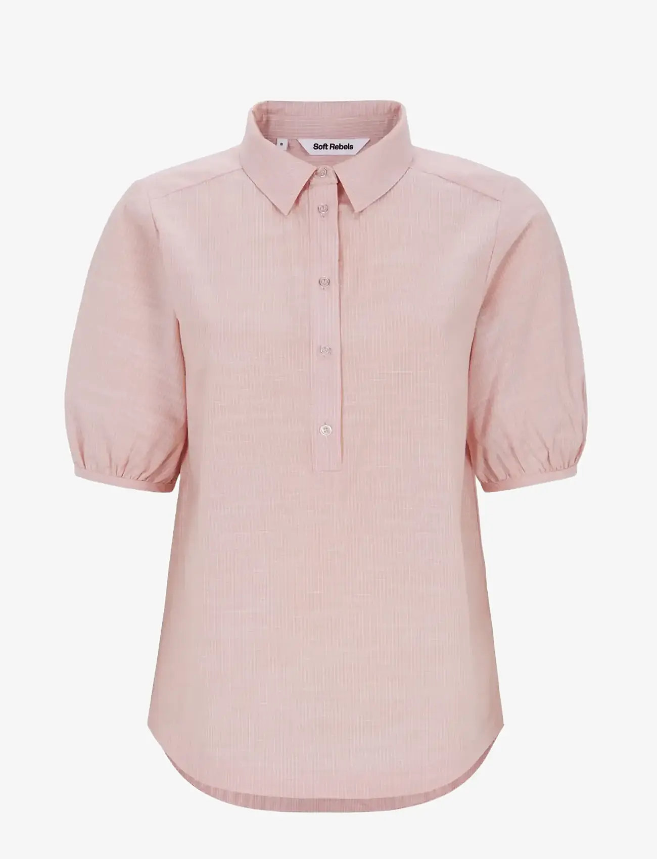 Soft Rebels - SREbbi Blouse - kortermede bluser - lotus - 1