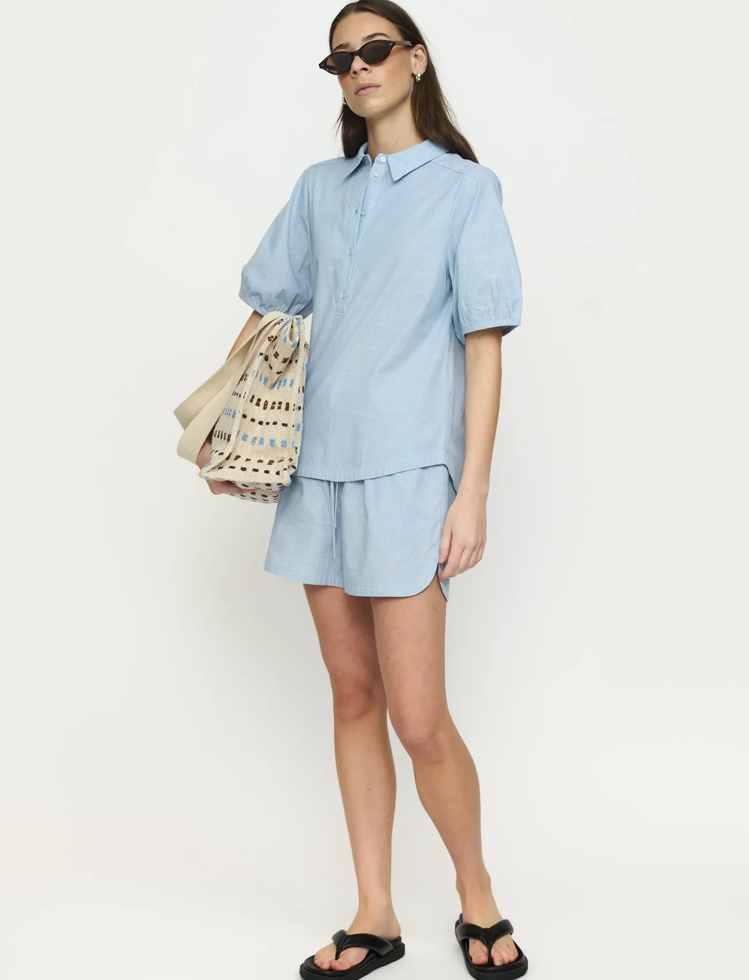 Soft Rebels - SREbbi Shorts - laveste priser - forever blue - 3