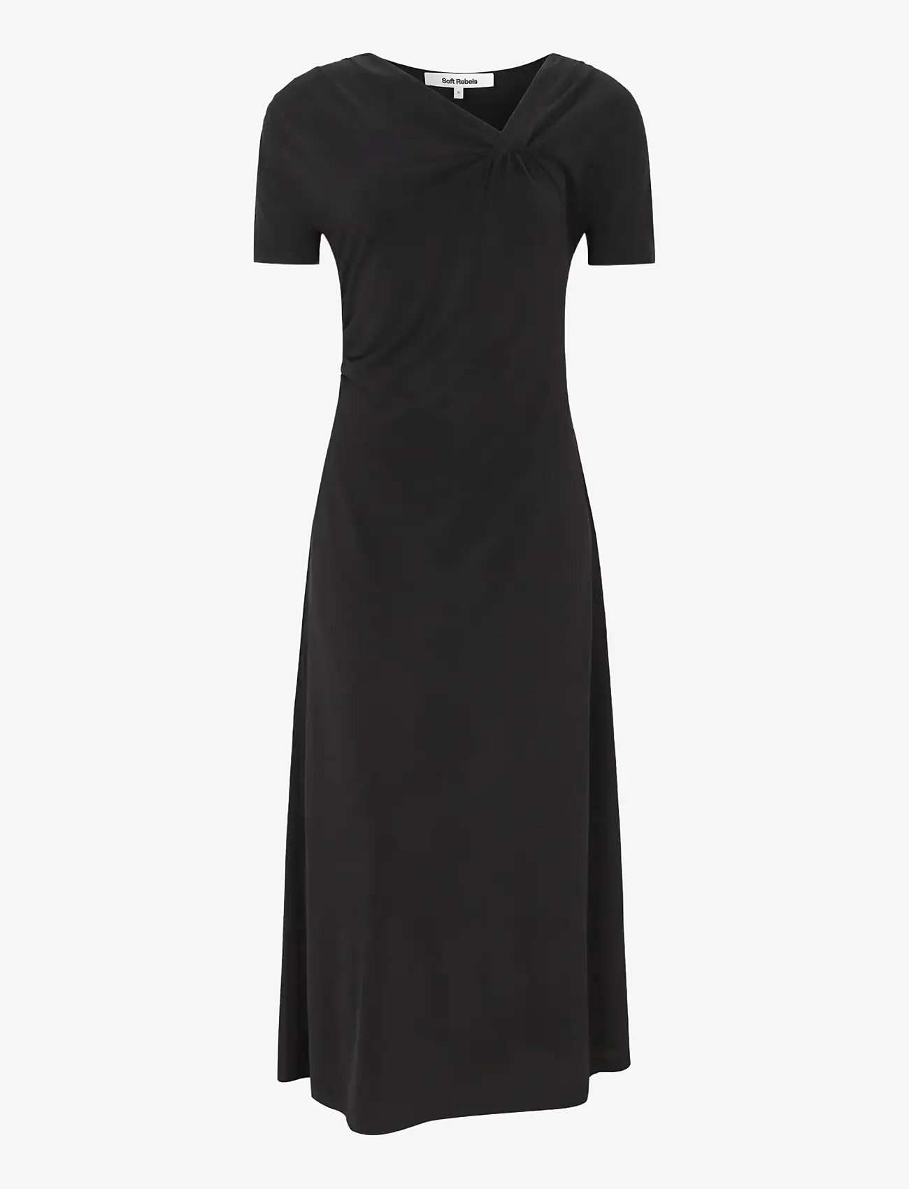 Soft Rebels - SRElla Drape Dress - maxi-jurken - black - 1