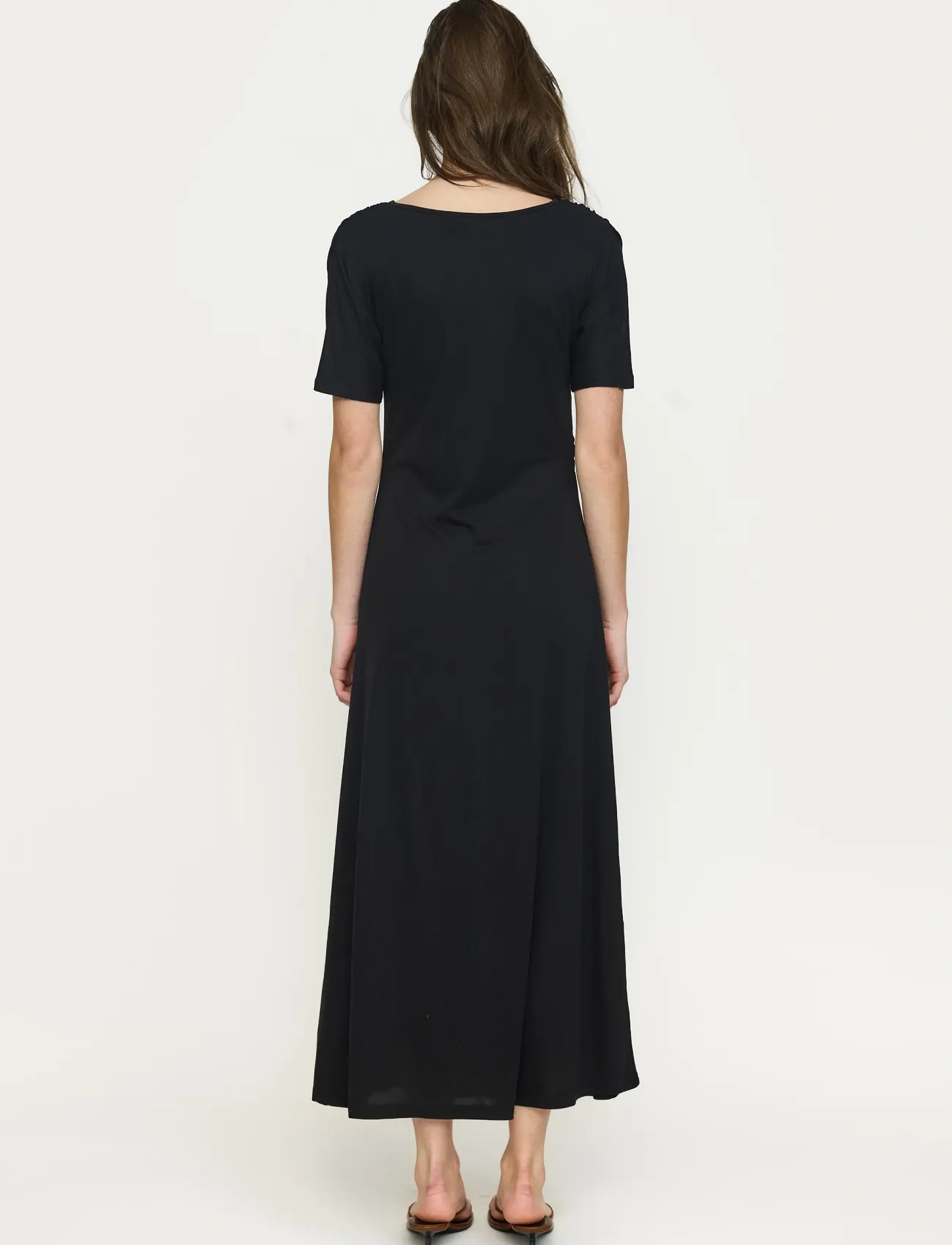 Soft Rebels - SRElla Drape Dress - laveste priser - black - 3
