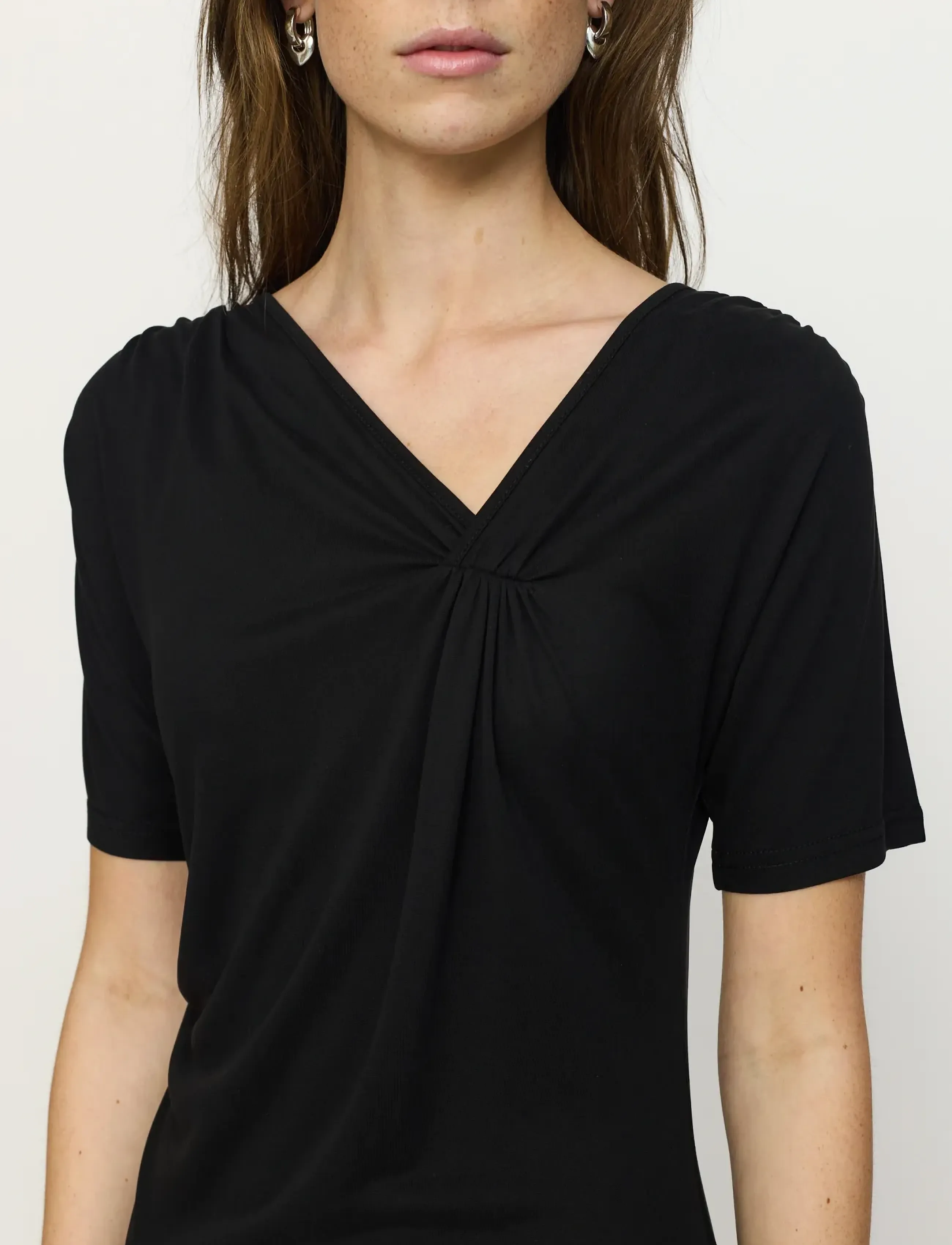 Soft Rebels - SRElla Drape Dress - laveste priser - black - 4