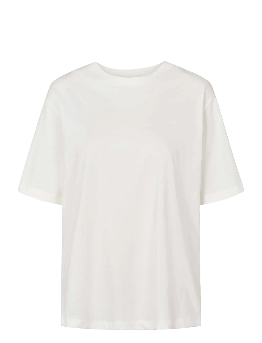 Soft Rebels - SREdana Print T-shirt - t-shirts - snow white - 1