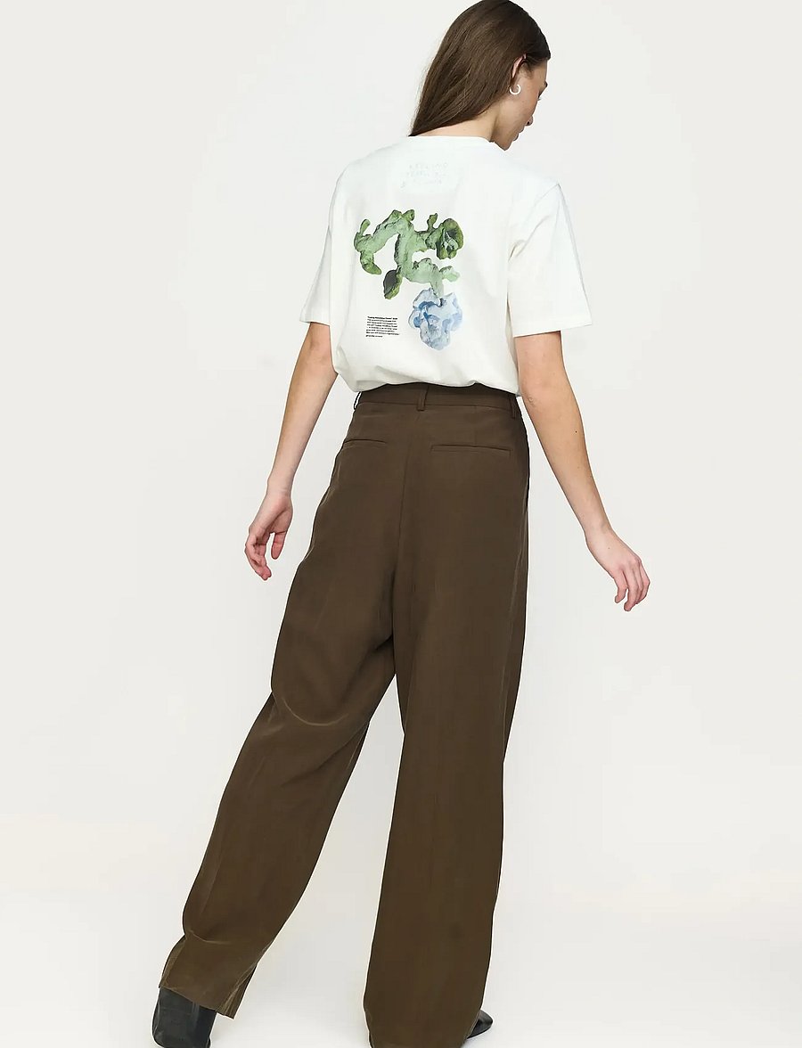 Soft Rebels - SREdana Print T-shirt - t-shirts - snow white - 3