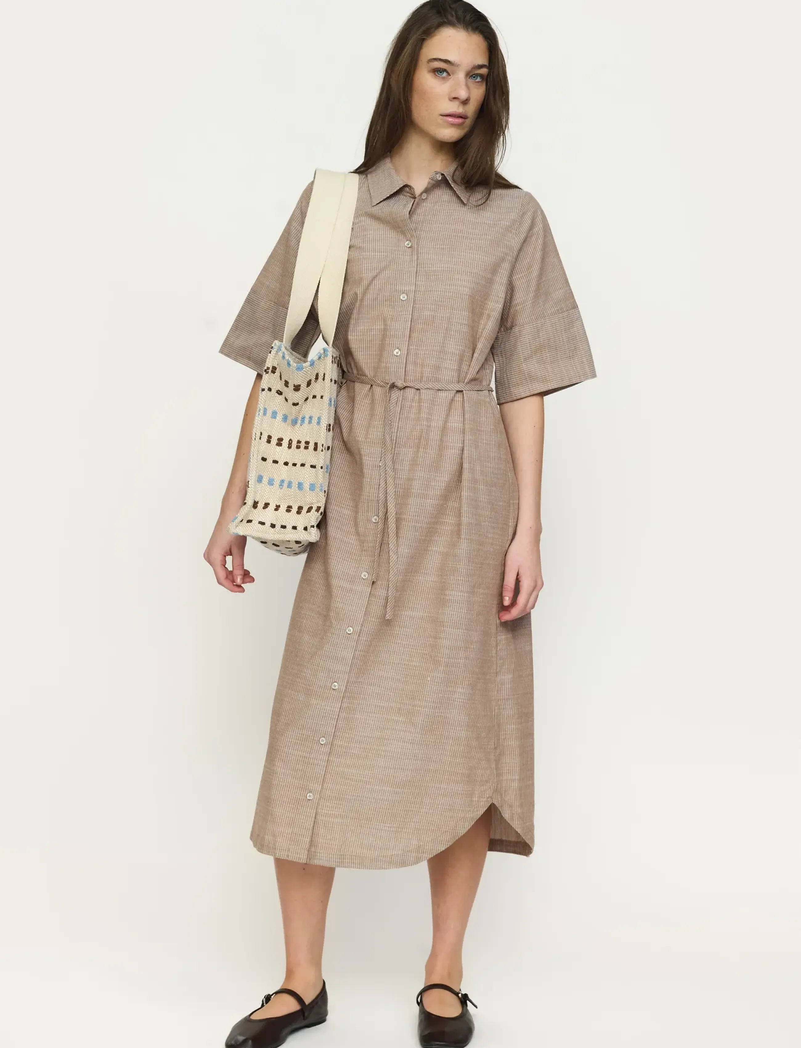 Soft Rebels SREbbi Shirt Dress - Modetrends - BISON / brown