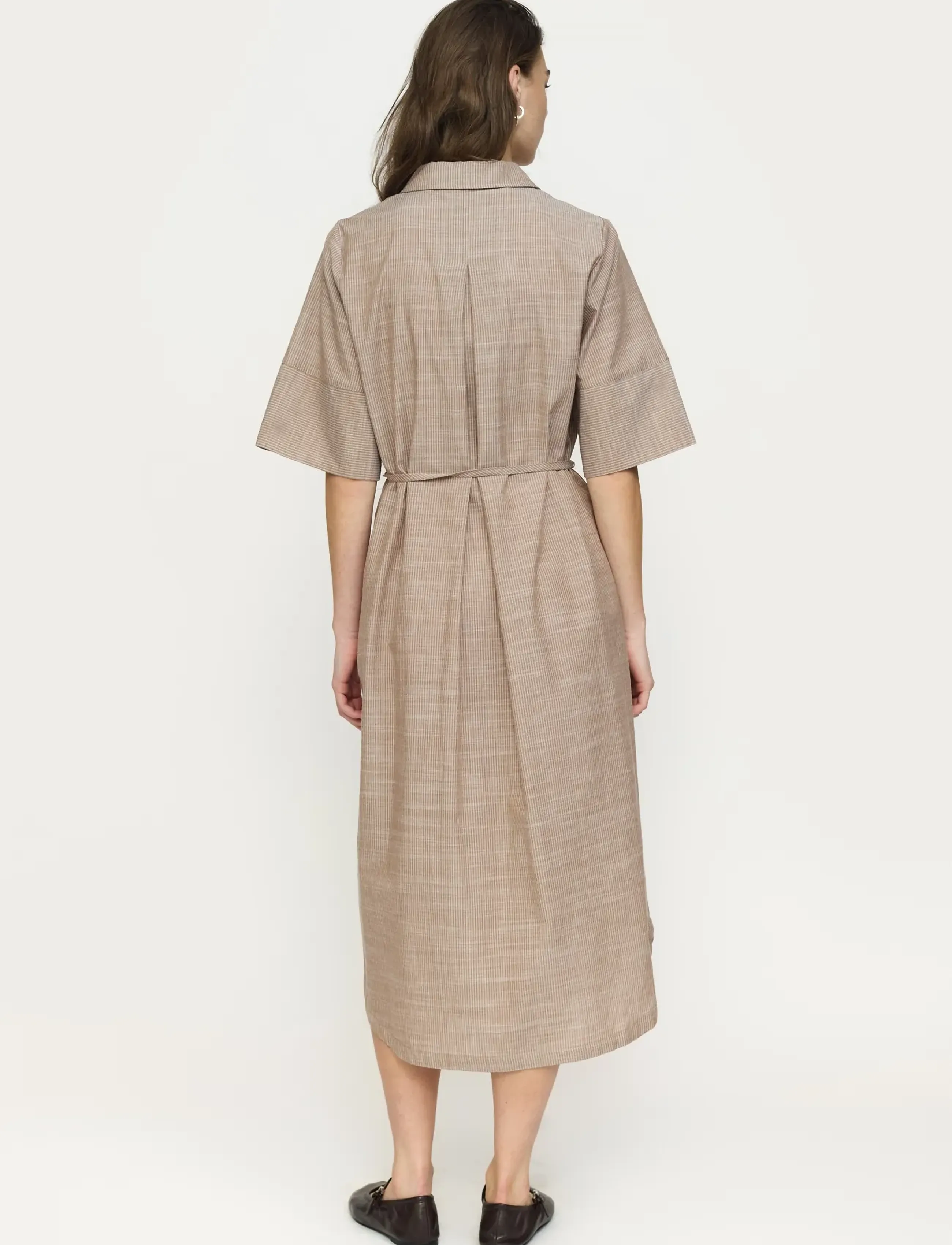 Soft Rebels - SREbbi Shirt Dress - hemdkleider - bison - 3