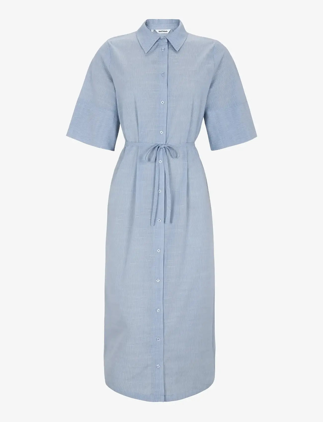 Soft Rebels - SREbbi Shirt Dress - skjortekjoler - forever blue - 1