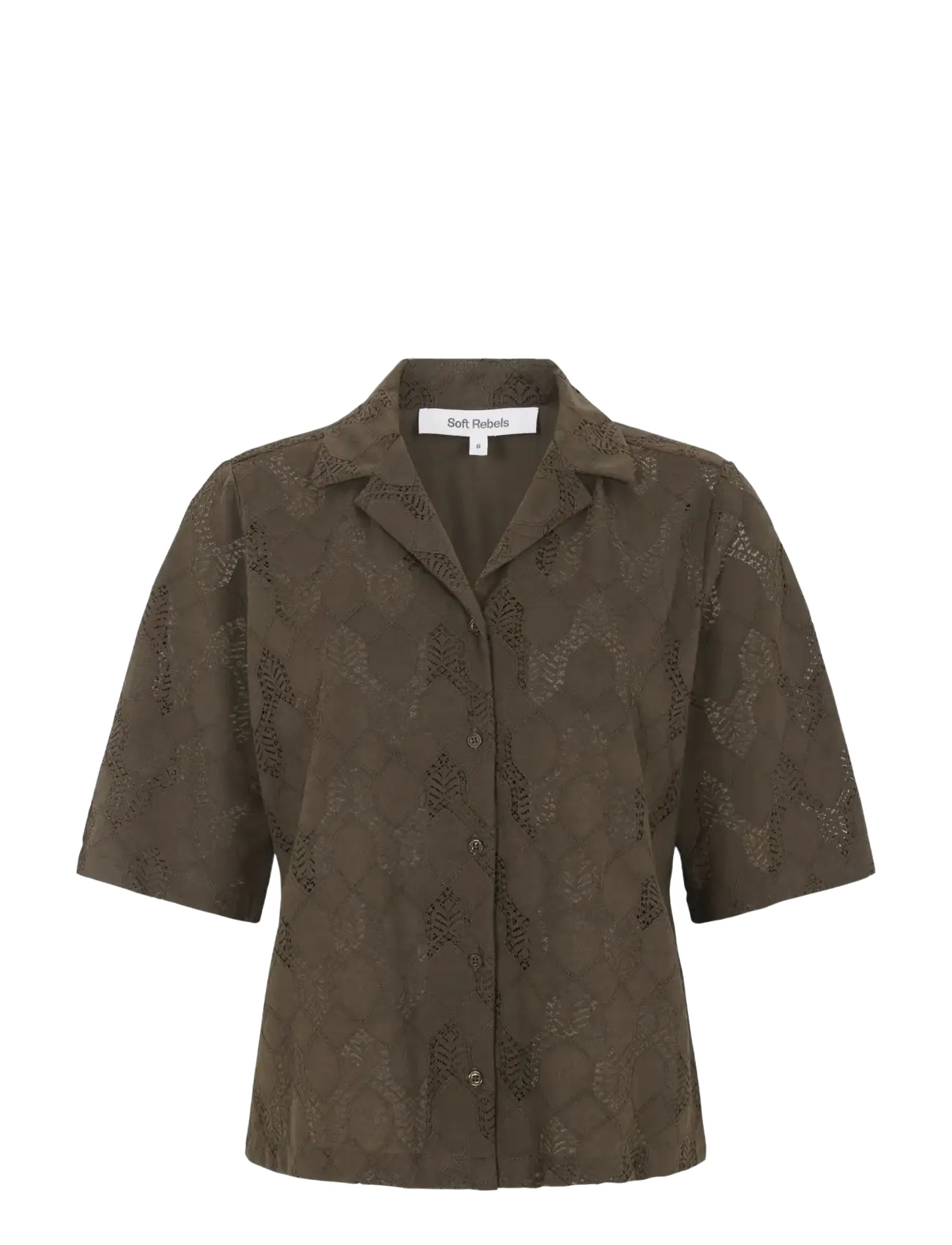 SOFT REBELS Sradalia Shirt Braun - XL - Damen