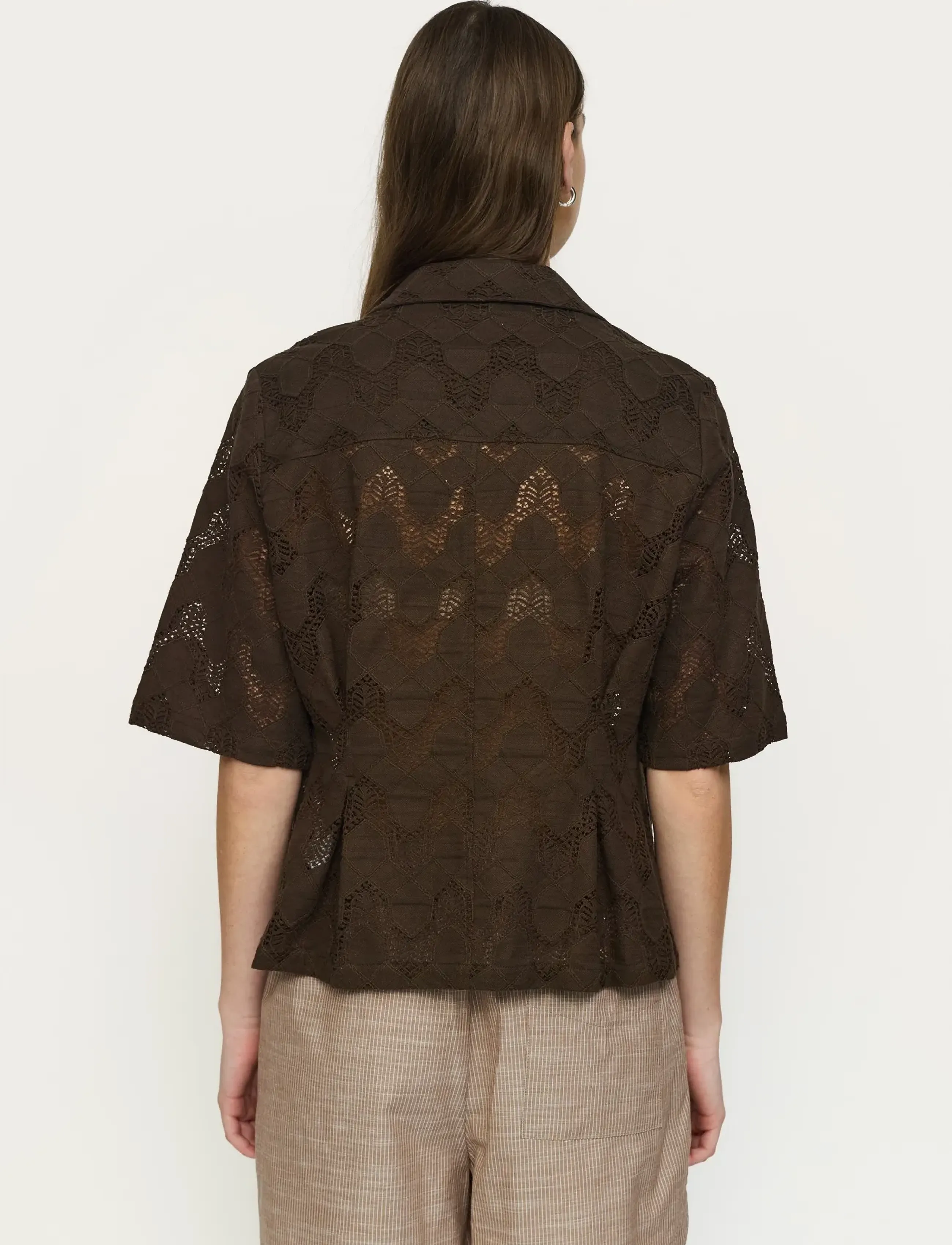 Soft Rebels - SRAdalia Shirt - kortärmade skjortor - slate - 3