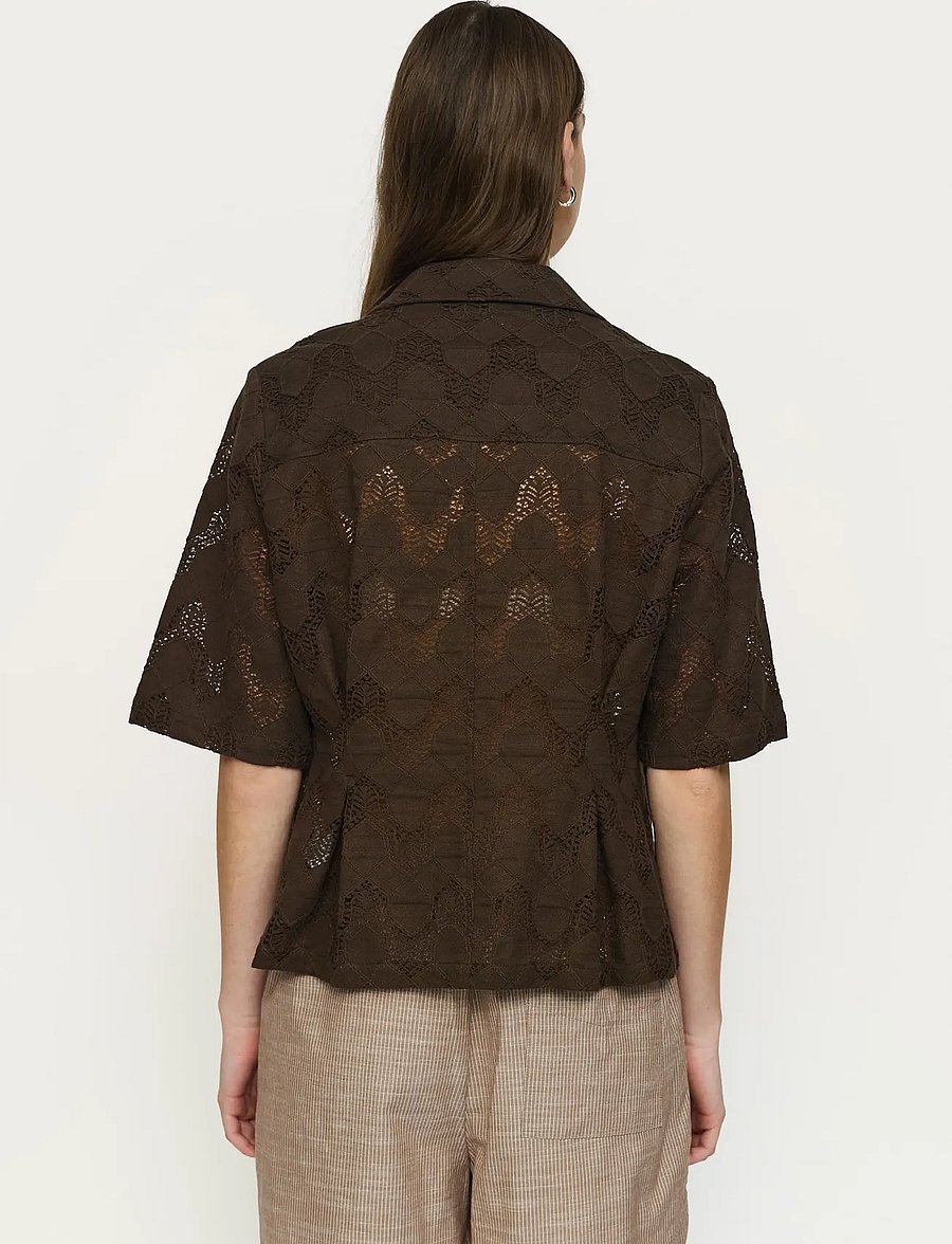 Soft Rebels - SRAdalia Shirt - kortärmade skjortor - slate - 3