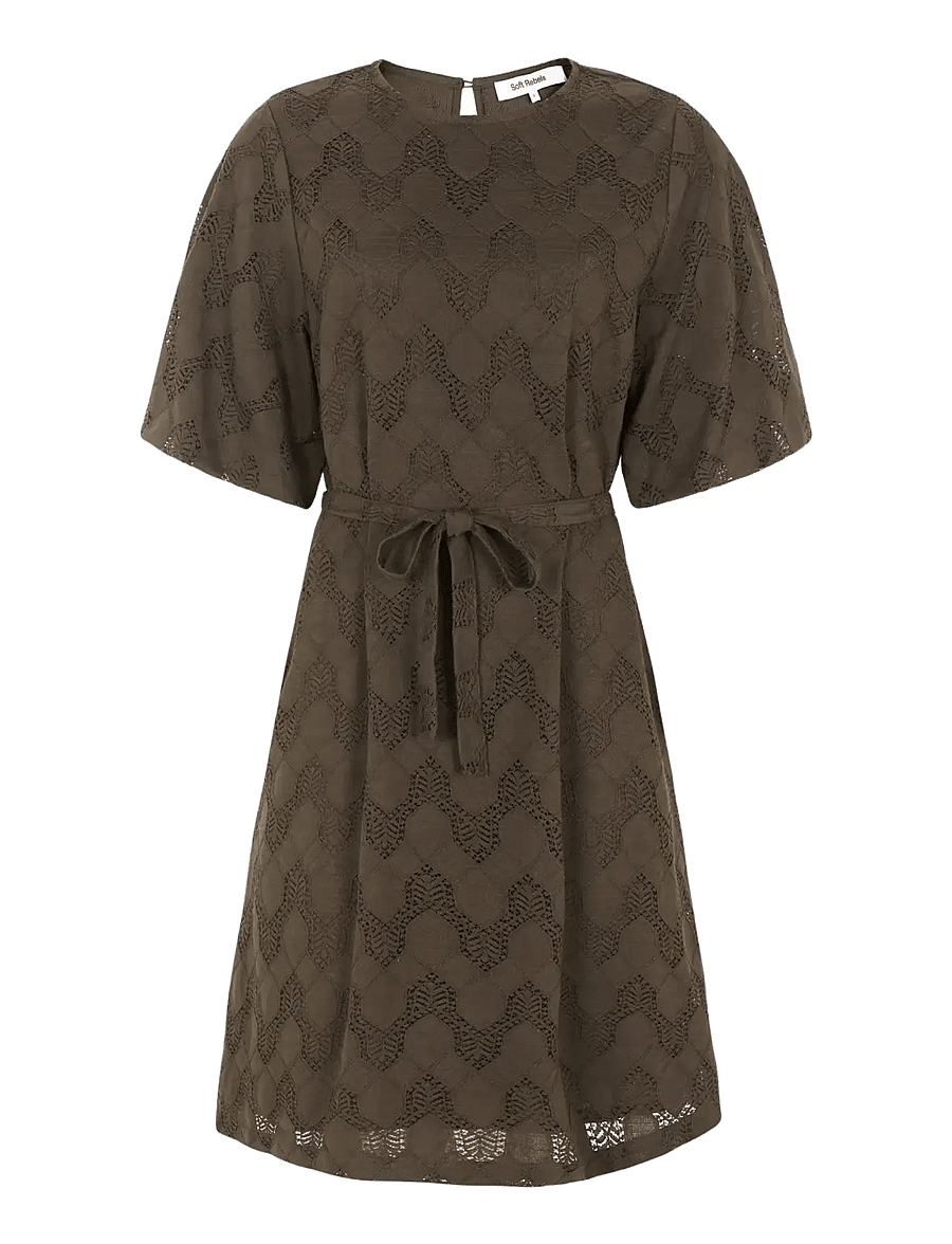 Soft Rebels - SRAdalia Dress - kurze kleider - slate - 1