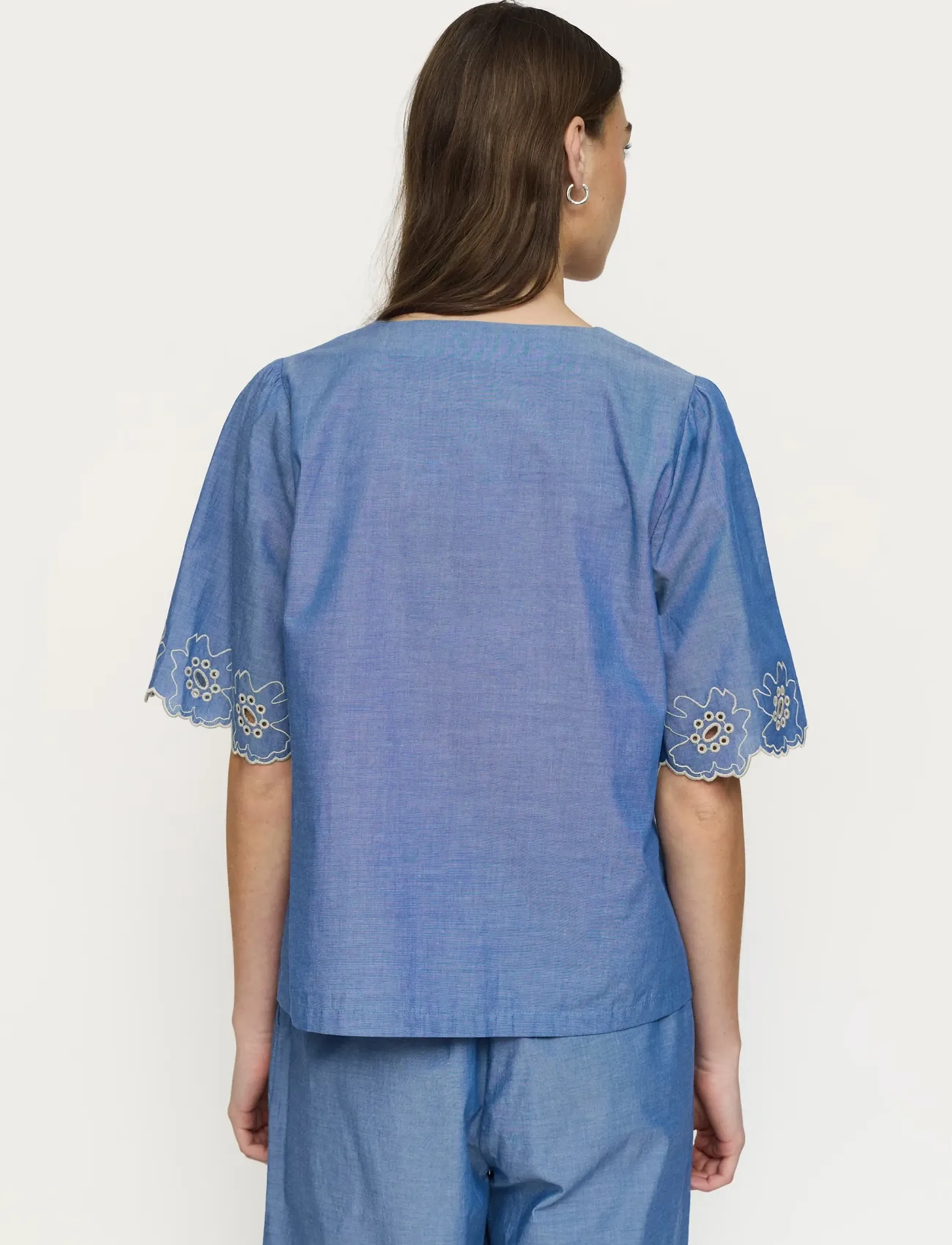 Soft Rebels - SRGada Shirt - lühikeste varrukatega pluusid - indigo blue - 3