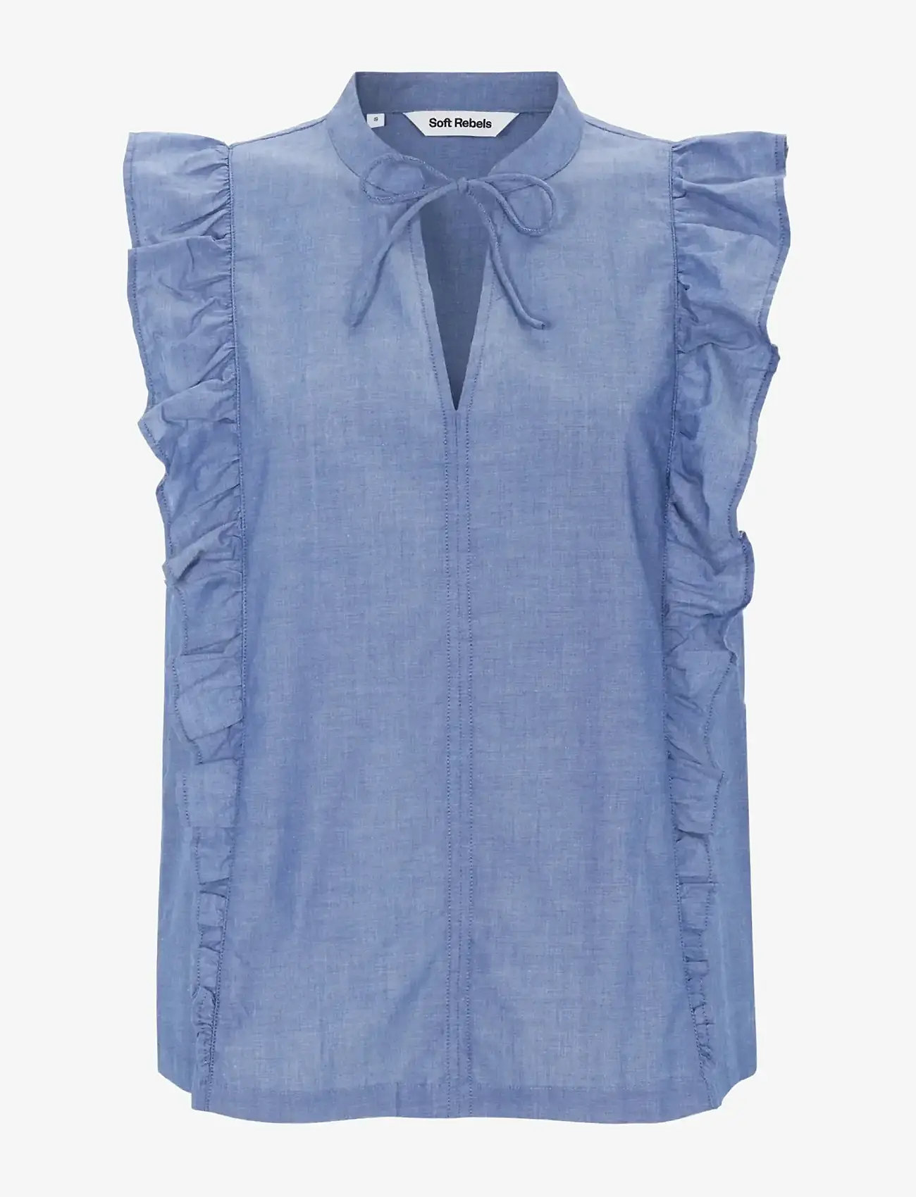 Soft Rebels - SRGada Blouse - Ärmellose blusen - indigo blue - 1