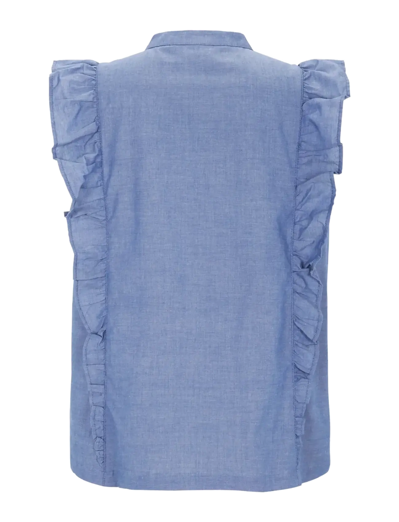 Soft Rebels - SRGada Blouse - varrukateta pluusid - indigo blue - 2