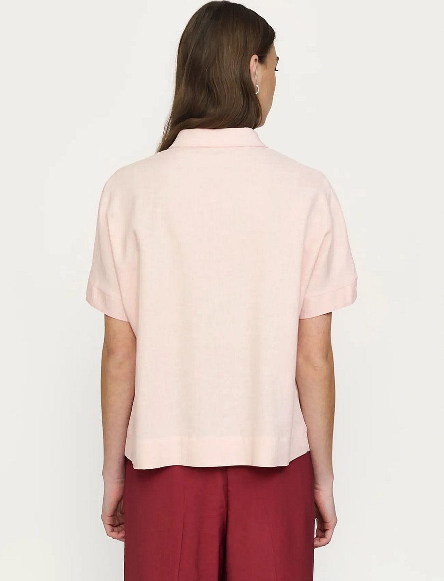 Soft Rebels - SRYindi Freedom SS Shirt - kurzärmlige hemden - lotus - 3