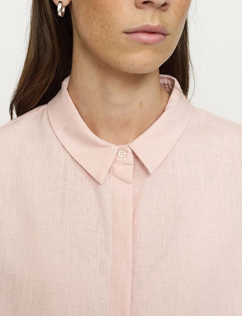 Soft Rebels - SRYindi Freedom SS Shirt - kortärmade skjortor - lotus - 4