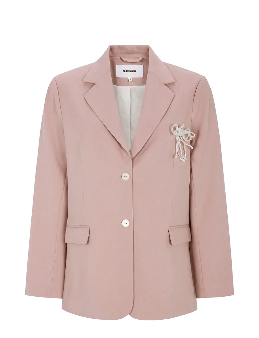 Soft Rebels - SRBelinda Blazer - einhnepptir jakkar - lotus - 1