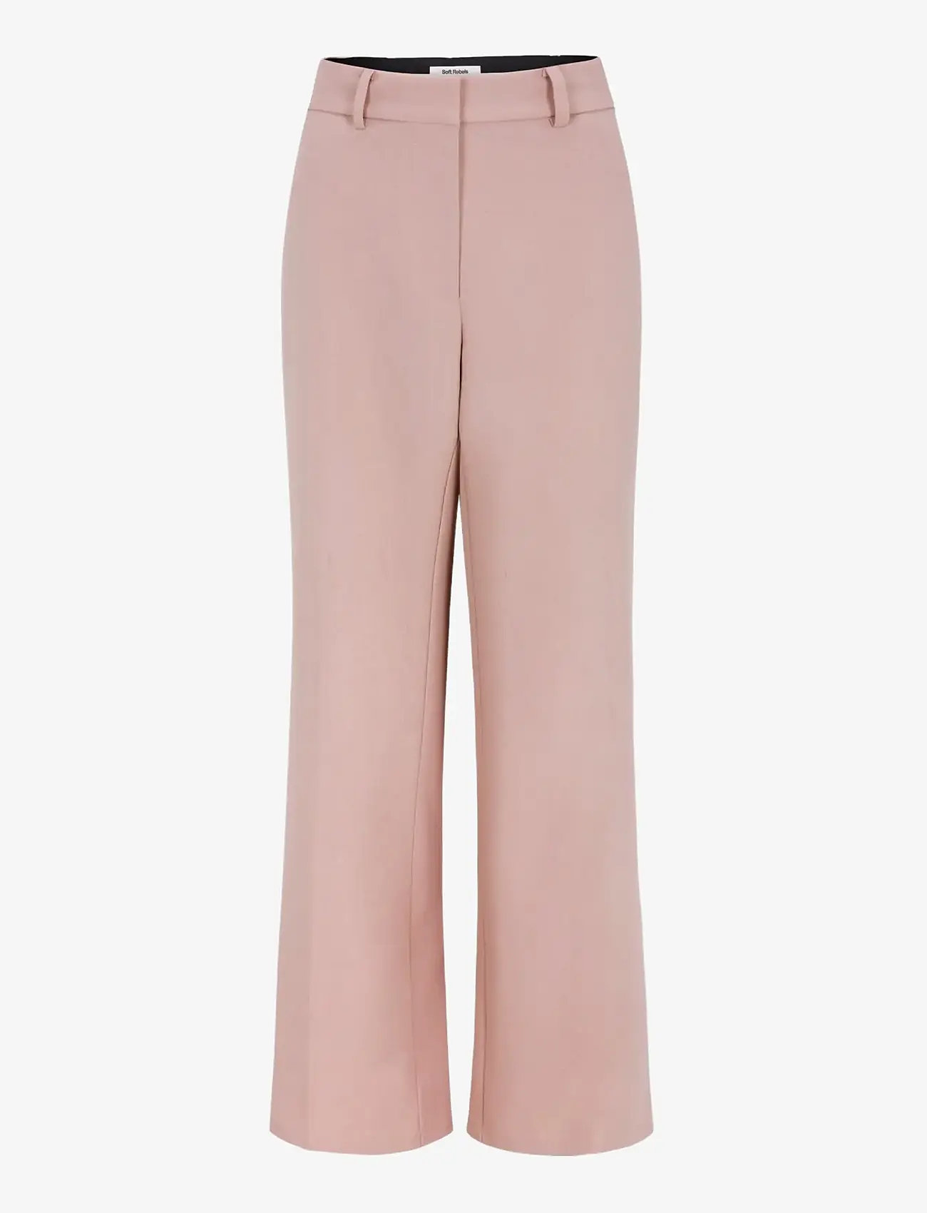 Soft Rebels - SRBelinda Vilja Pant - straight leg trousers - lotus - 1