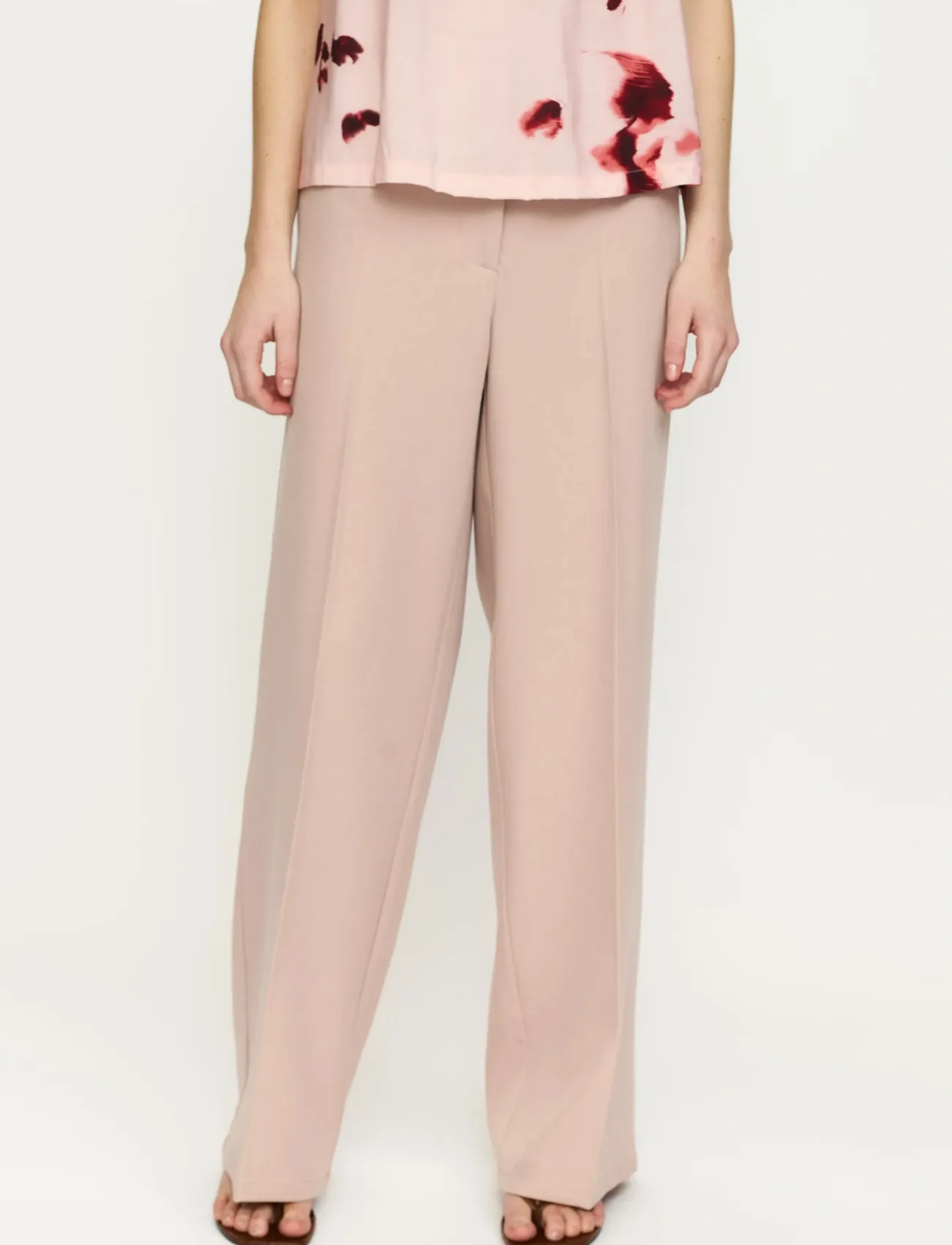 Soft Rebels - SRBelinda Vilja Pant - sirge säärega püksid - lotus - 3