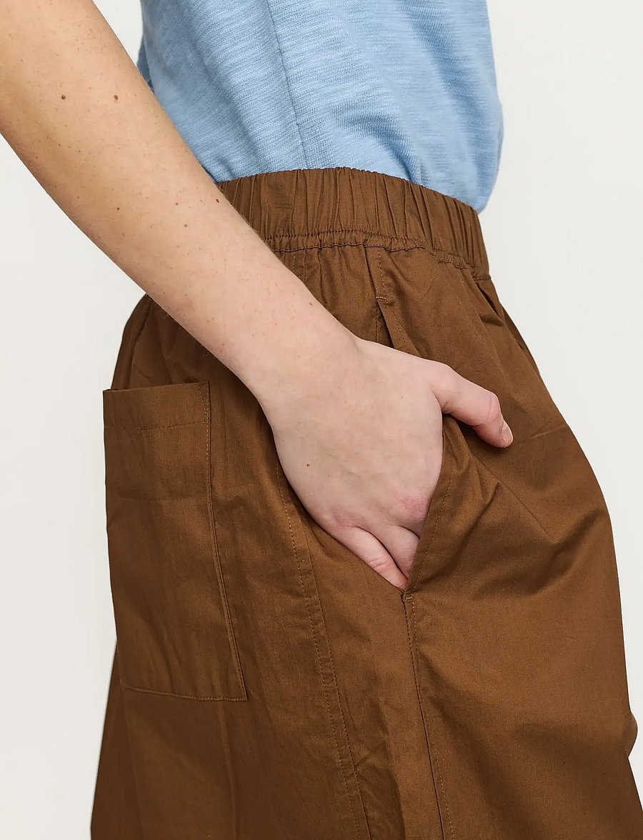 Soft Rebels - SRHalen Pant - barrelbyxor - bison - 4
