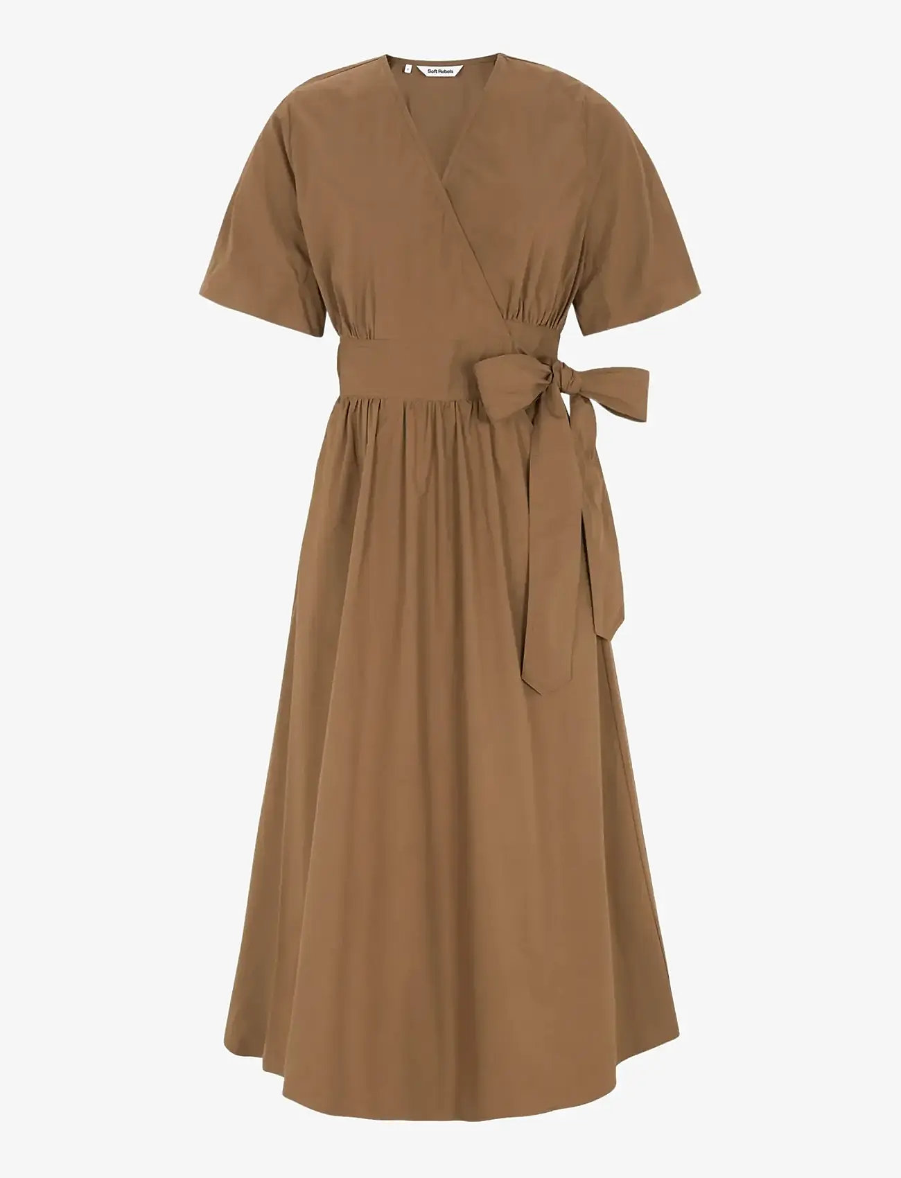 Soft Rebels - SRHalen Midi Dress - bison - 1