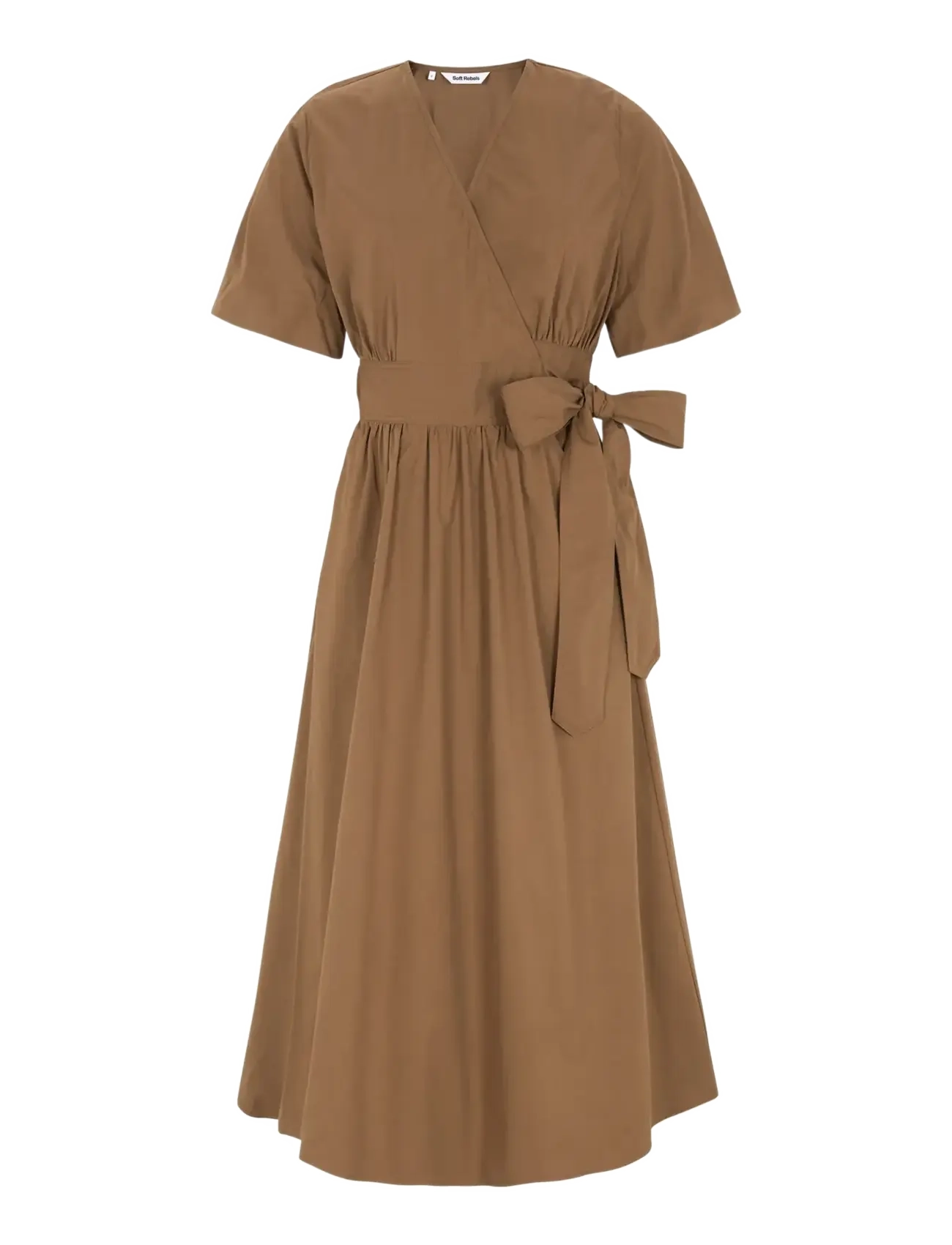 Soft Rebels SRHalen Midi Dress - Kleidid - BISON / brown