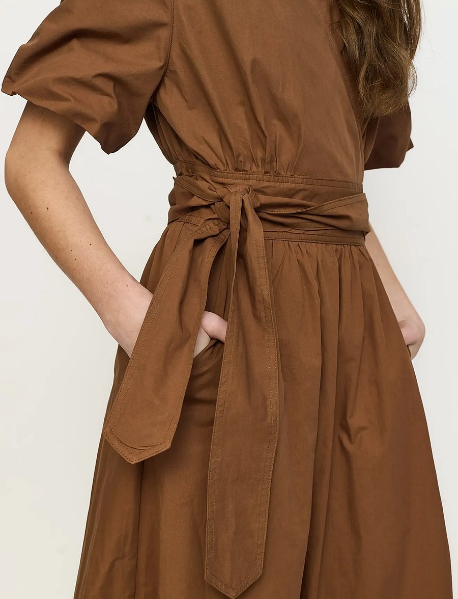 Soft Rebels - SRHalen Midi Dress - wickelkleider - bison - 4