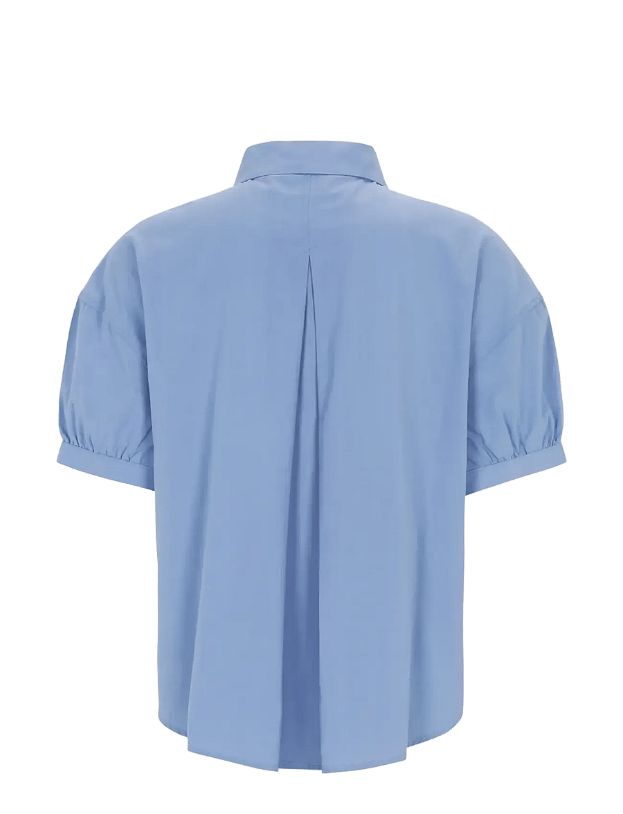Soft Rebels - SRVeronica SS Shirt - kortärmade skjortor - forever blue - 2