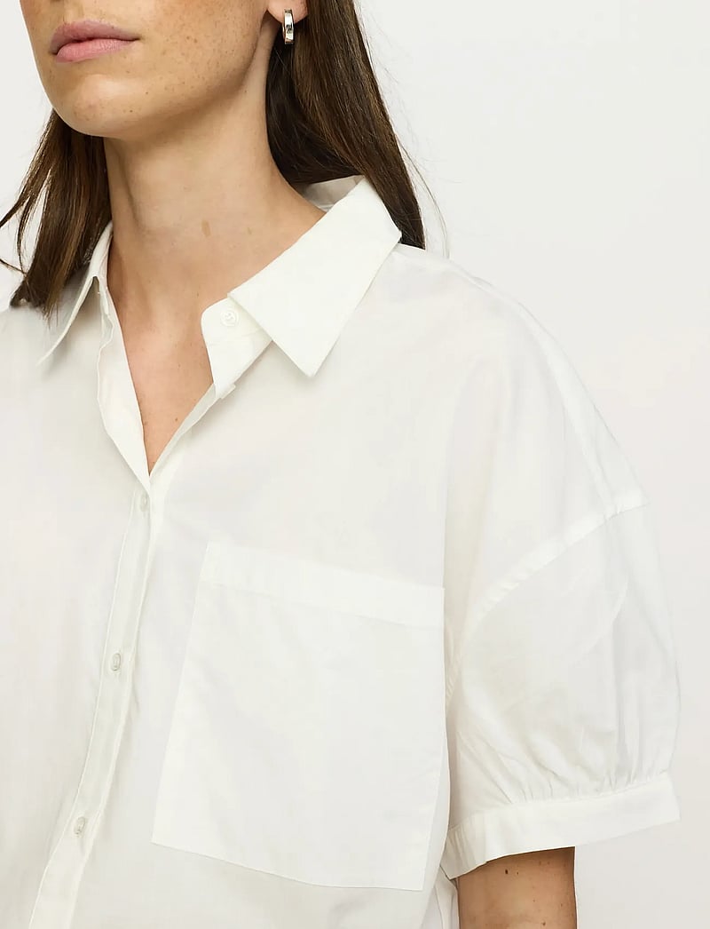 Soft Rebels - SRVeronica SS Shirt - short-sleeved shirts - snow white - 3
