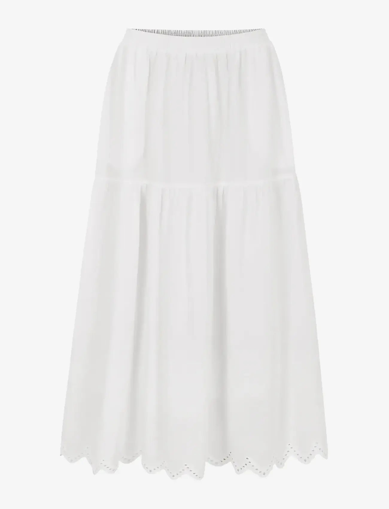 Soft Rebels - SRAvelina Skirt - midi nederdele - snow white - 1